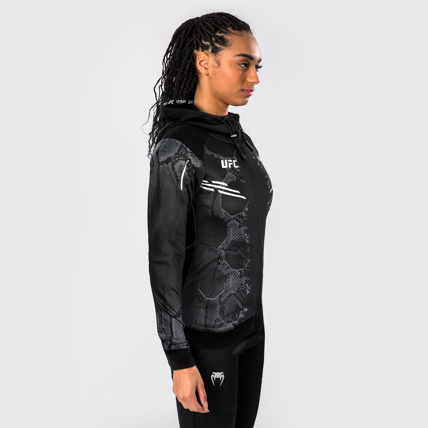 Veste à Capuche Personnalisée pour Femmes UFC Adrenaline by Venum Authentic Fight Night - Noir - product-type_Vestes