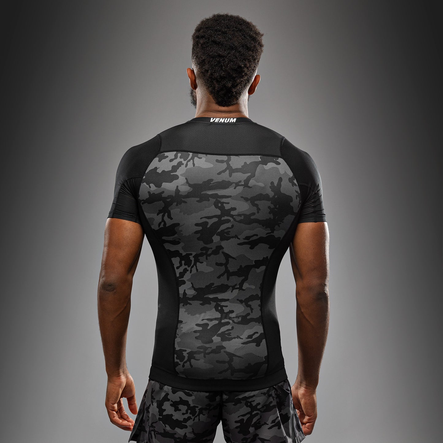 Rashguard manches courtes Venum x Polaris - Noir/Gris - product-type_T-Shirts de Compression