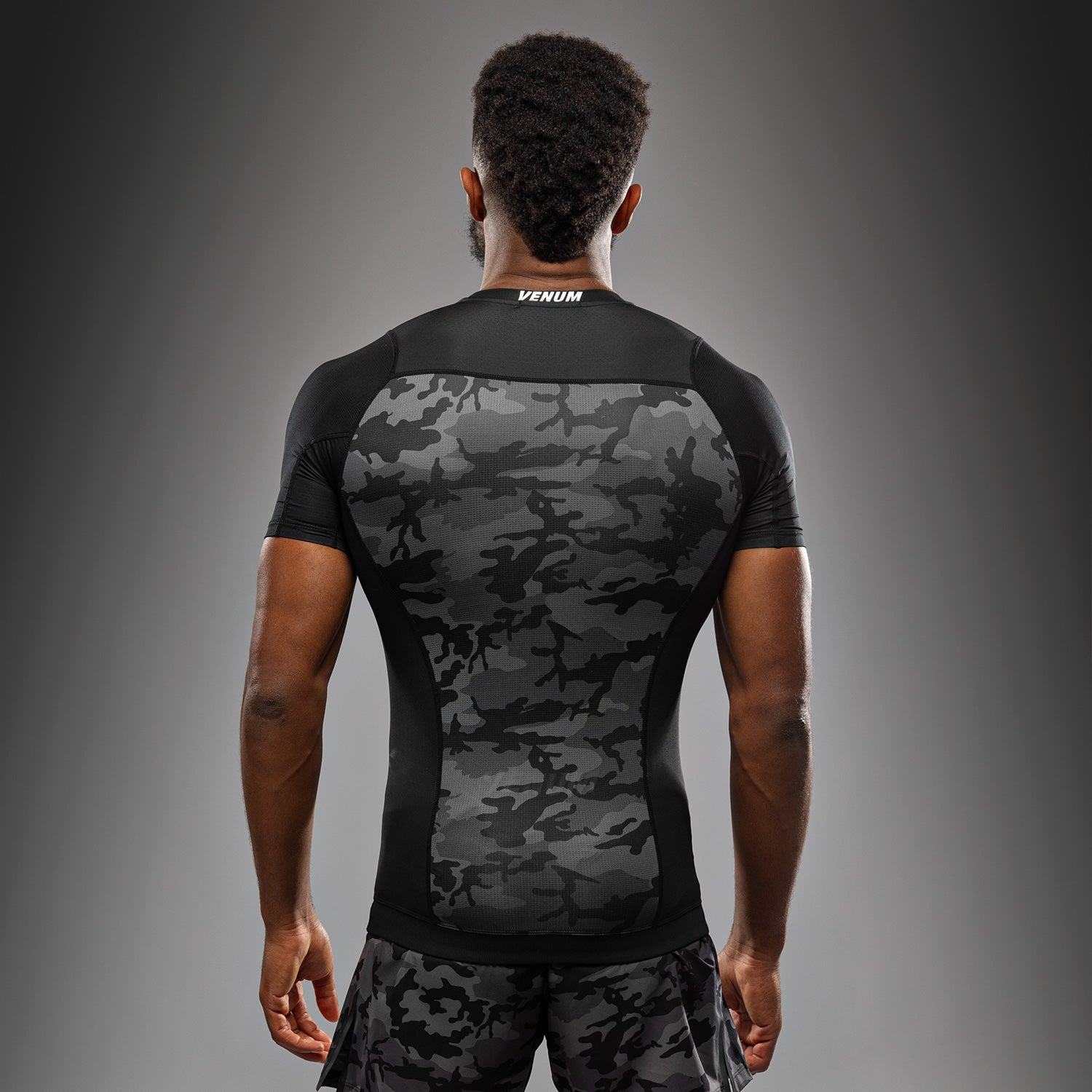 Rashguard manches courtes Venum x Polaris - Noir/Gris - product-type_T-Shirts de Compression