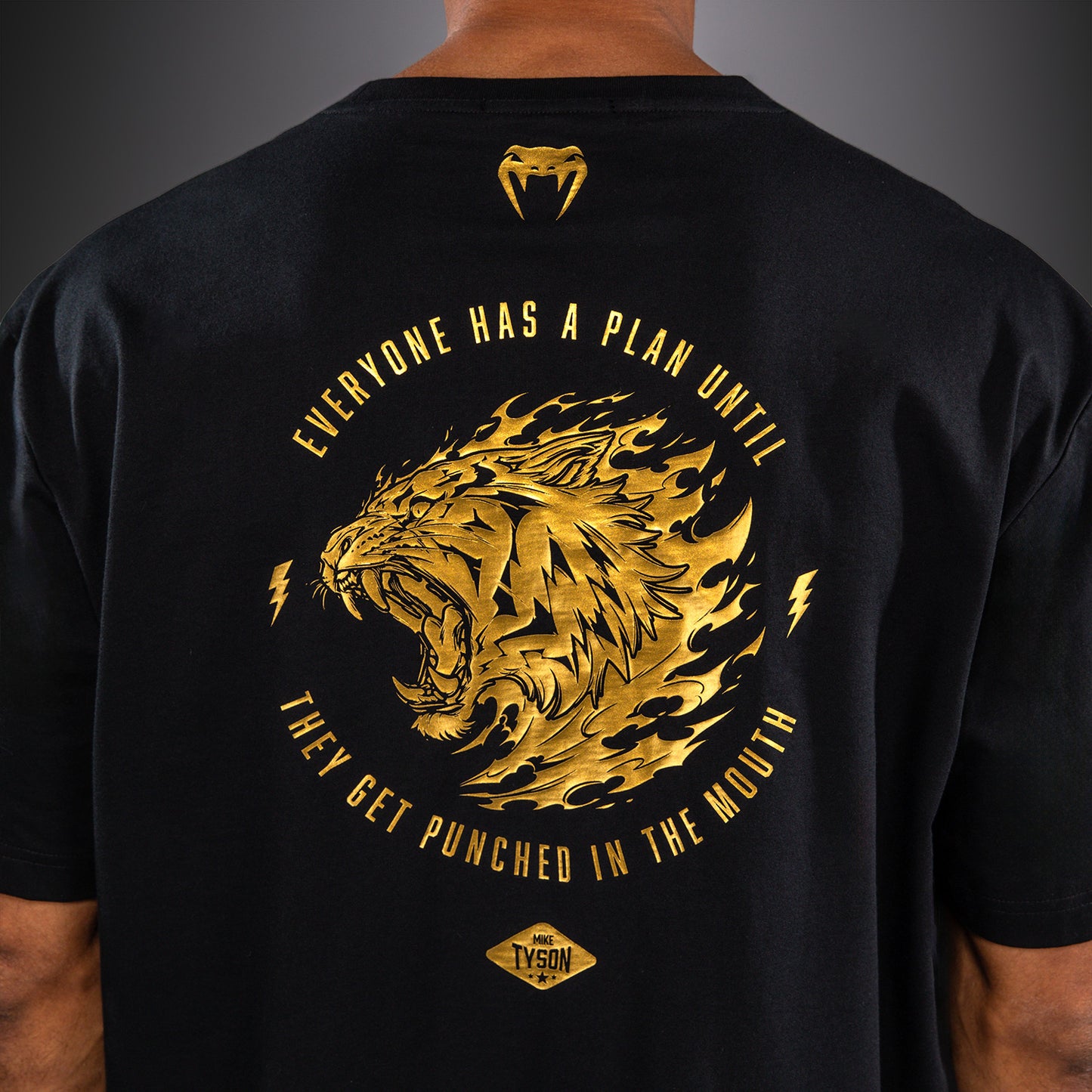 T-shirt Venum x Mike Tyson Tiger - Noir/Or - product-type_T-Shirts