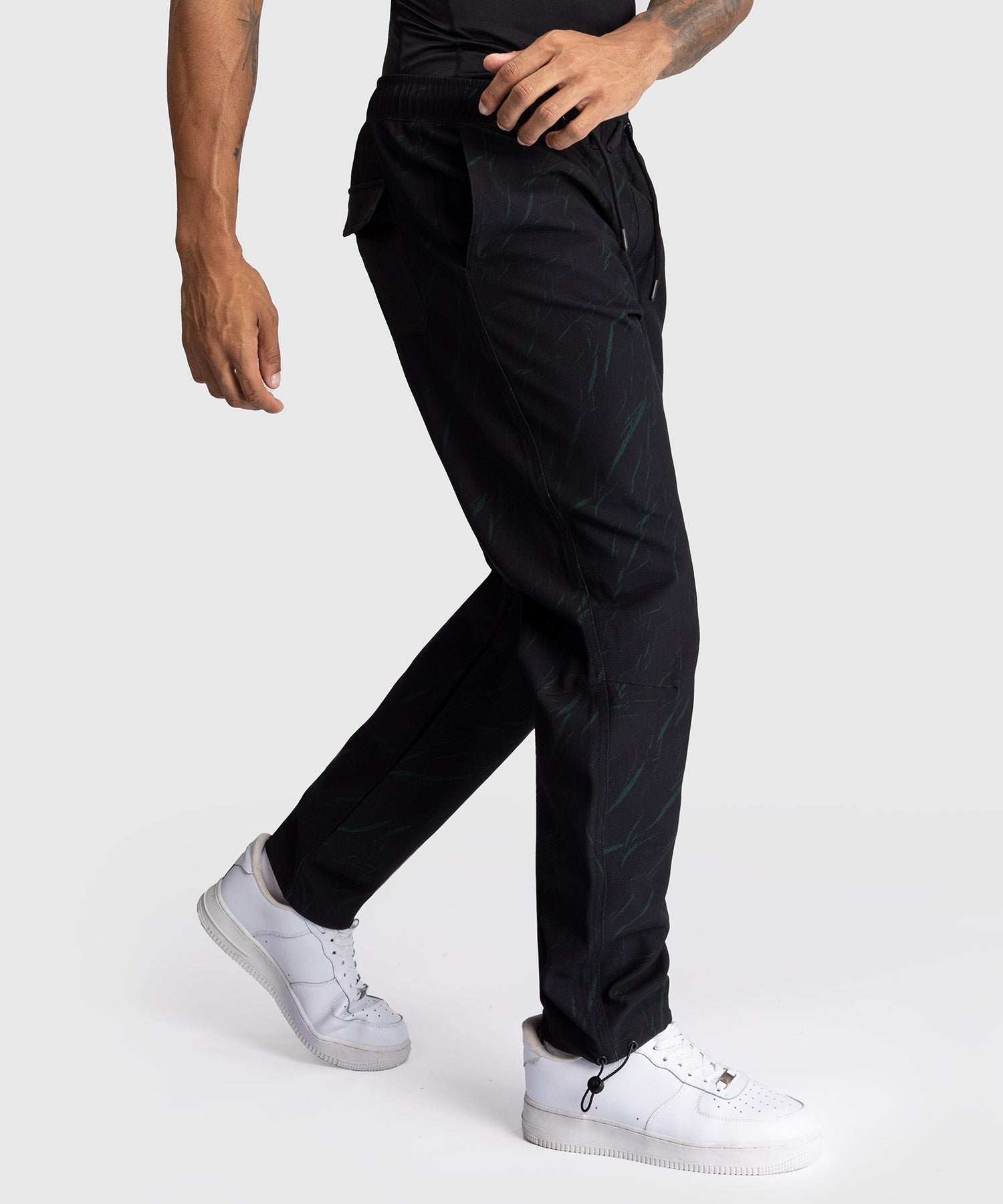 Jogging pour Hommes Venum Trooper - Noir/Vert - product-type_Pantalons de jogging