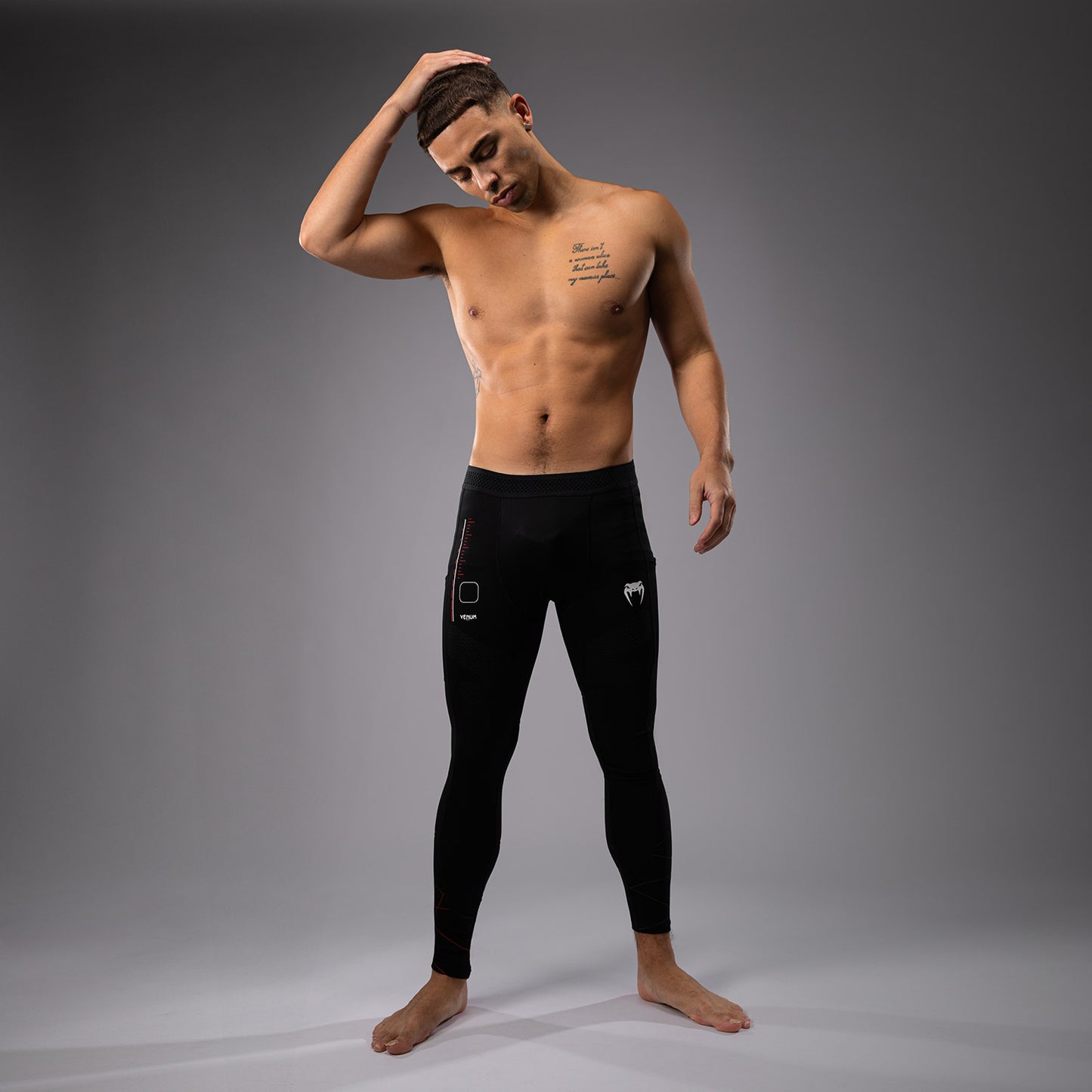 Pantalon de Compression Venum Tactical XT- Noir/Rouge Feu - product-type_Pantalons de Compression