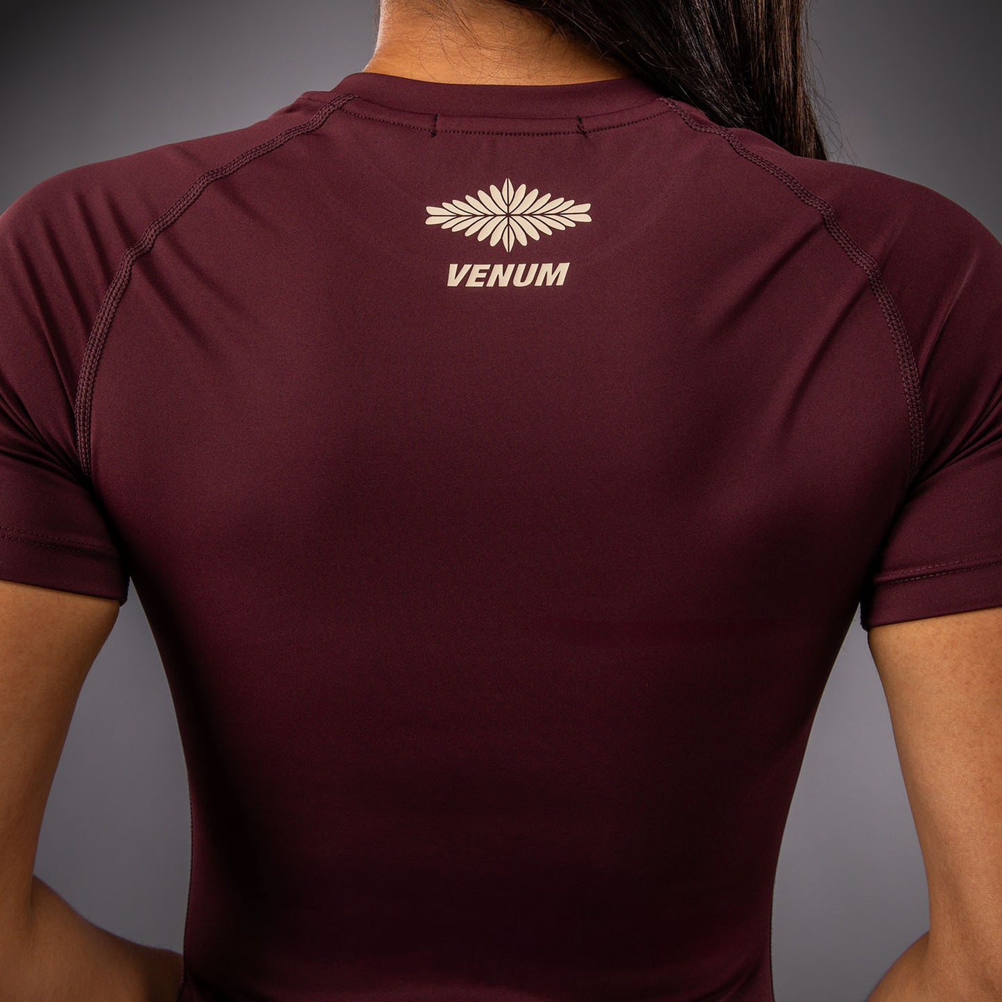 Rashguard à Manches Courtes Venum Talisman - Prune