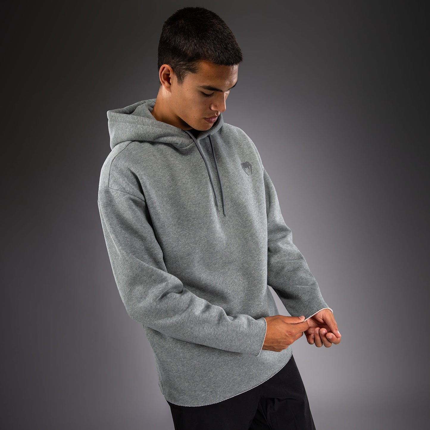 Sweat à Capuche Venum Divide Winter - Gris Chiné