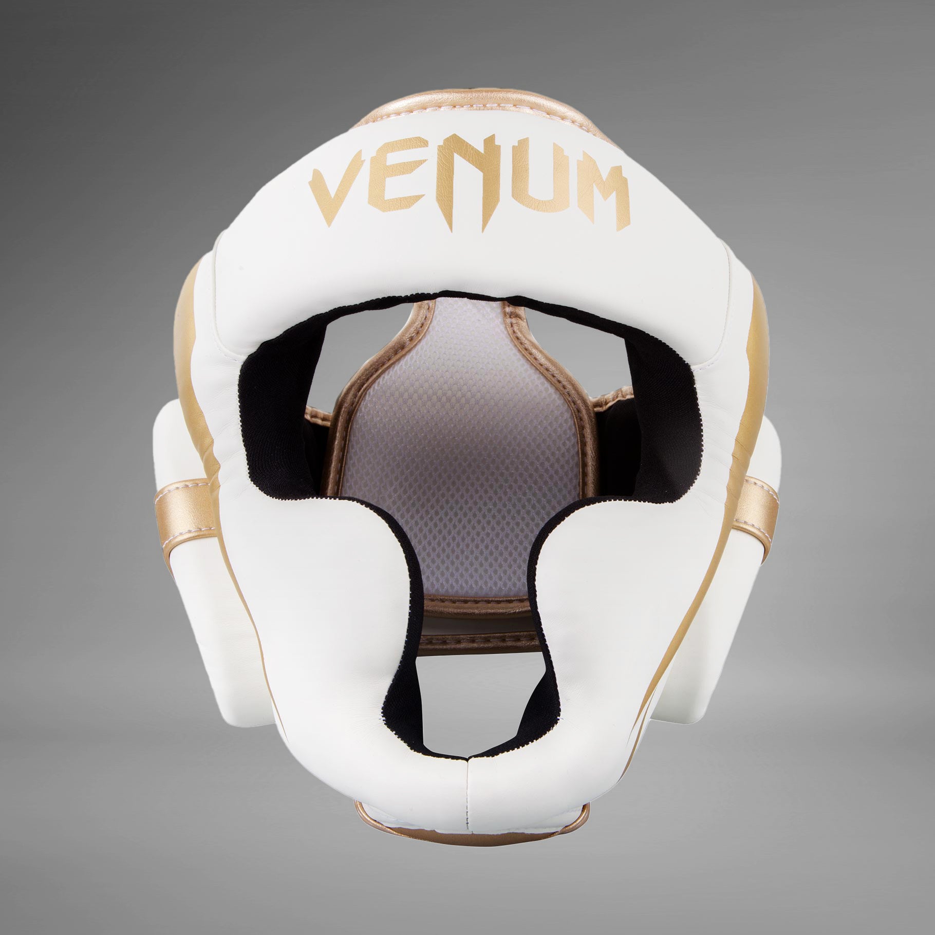 Casque Venum Elite - Blanc/Doré - product-type_Casques de boxe