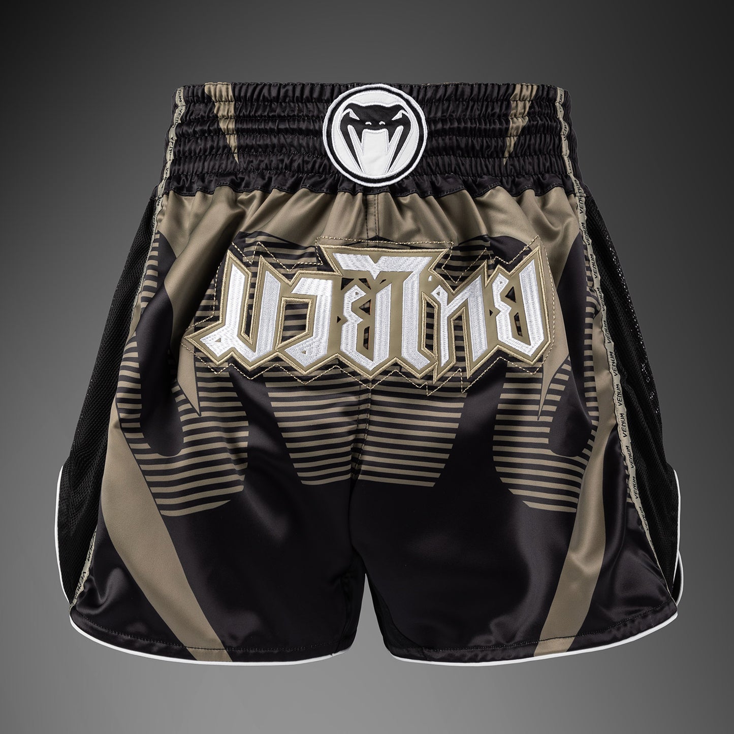 Short de Muay Thai Venum Adrenaline – Noir/Sable - product-type_Shorts de Muay Thai