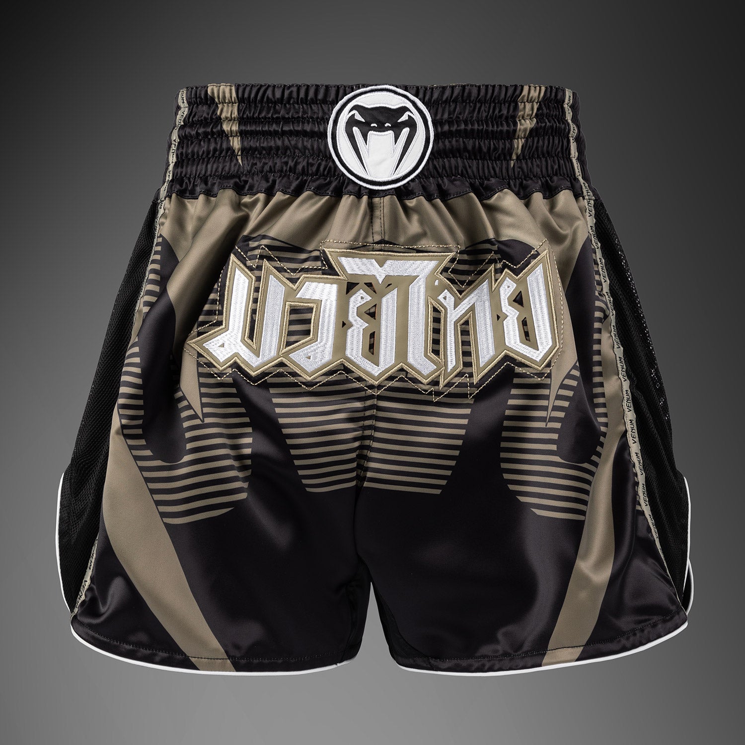 Short de Muay Thai Venum Adrenaline – Noir/Sable - product-type_Shorts de Muay Thai