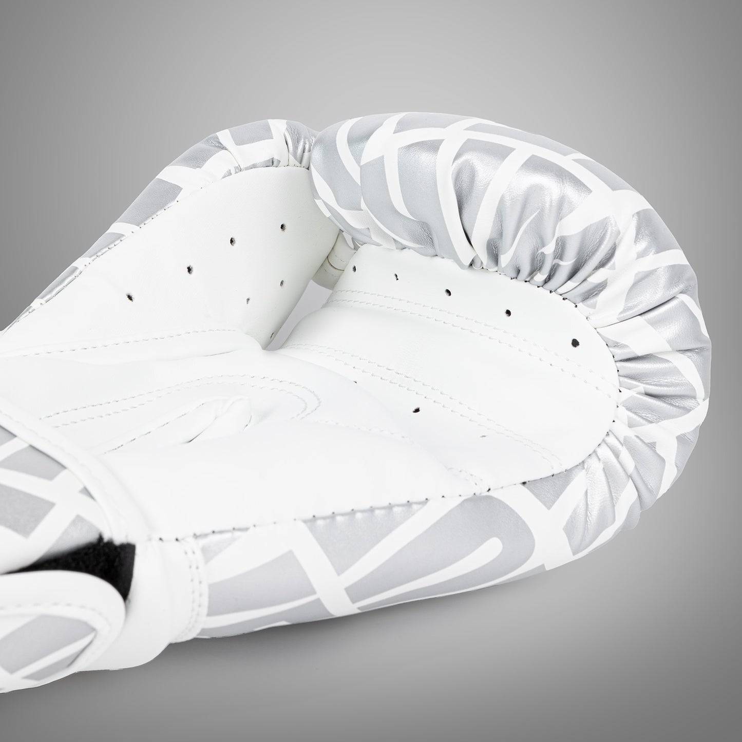 Gants de boxe Venum Contender 1.5 XT pour enfants - Blanc/Argent