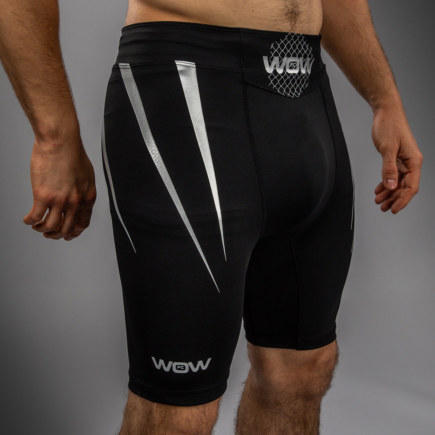 Short de Compression Venum x WOW FC - Noir/Gris - product-type_Shorts de compression