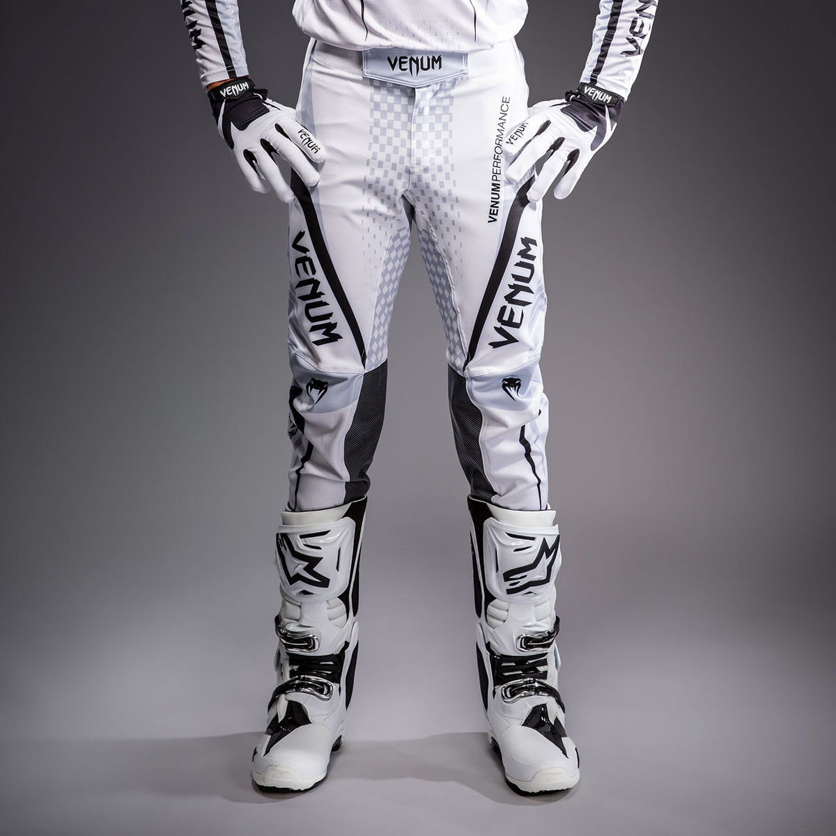 Pantalon de Motorsports Venum MX Challenger - Blanc