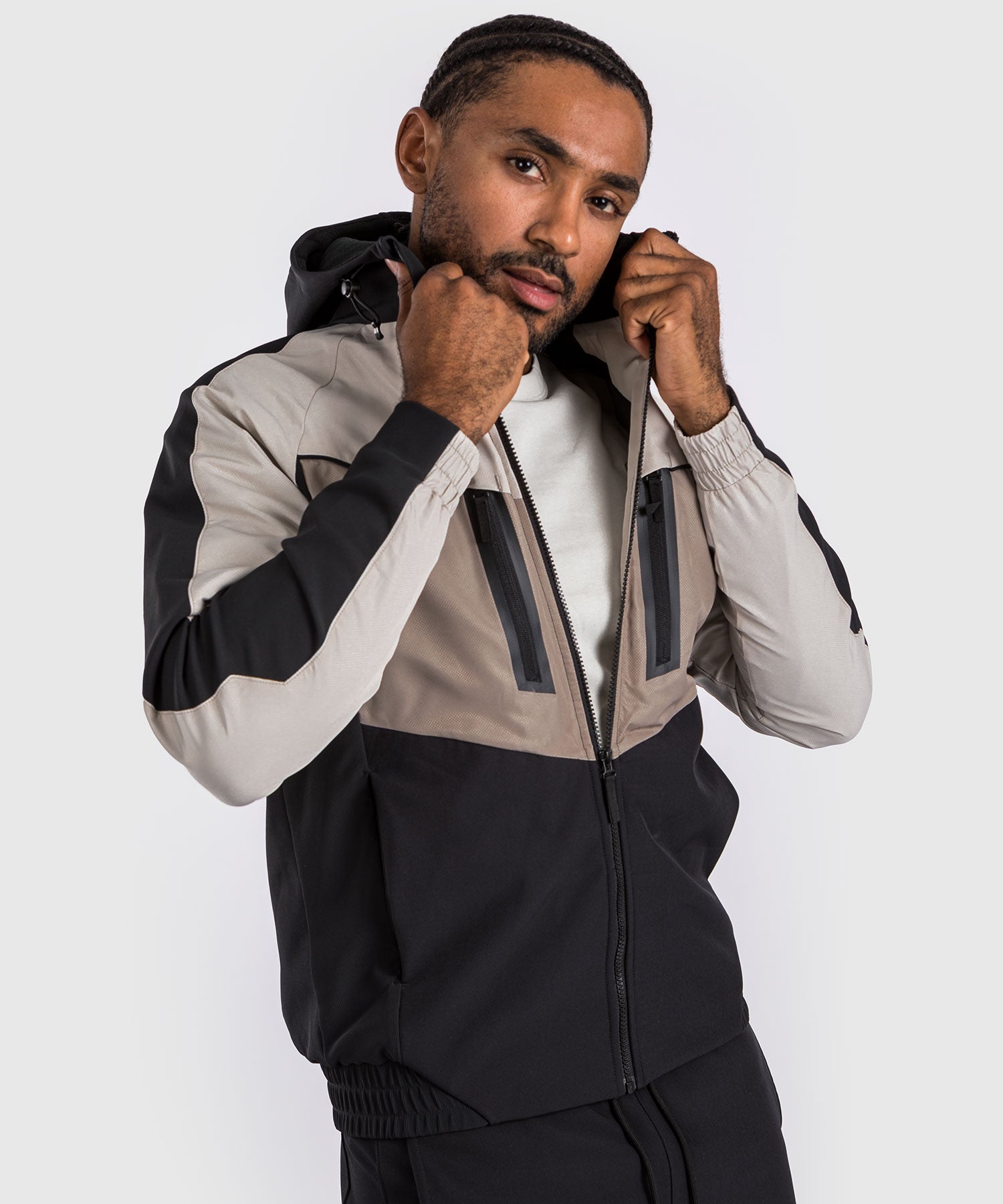 Veste de survêtement Venum Laser 3.0 - Noir/Sable - product-type_Vestes