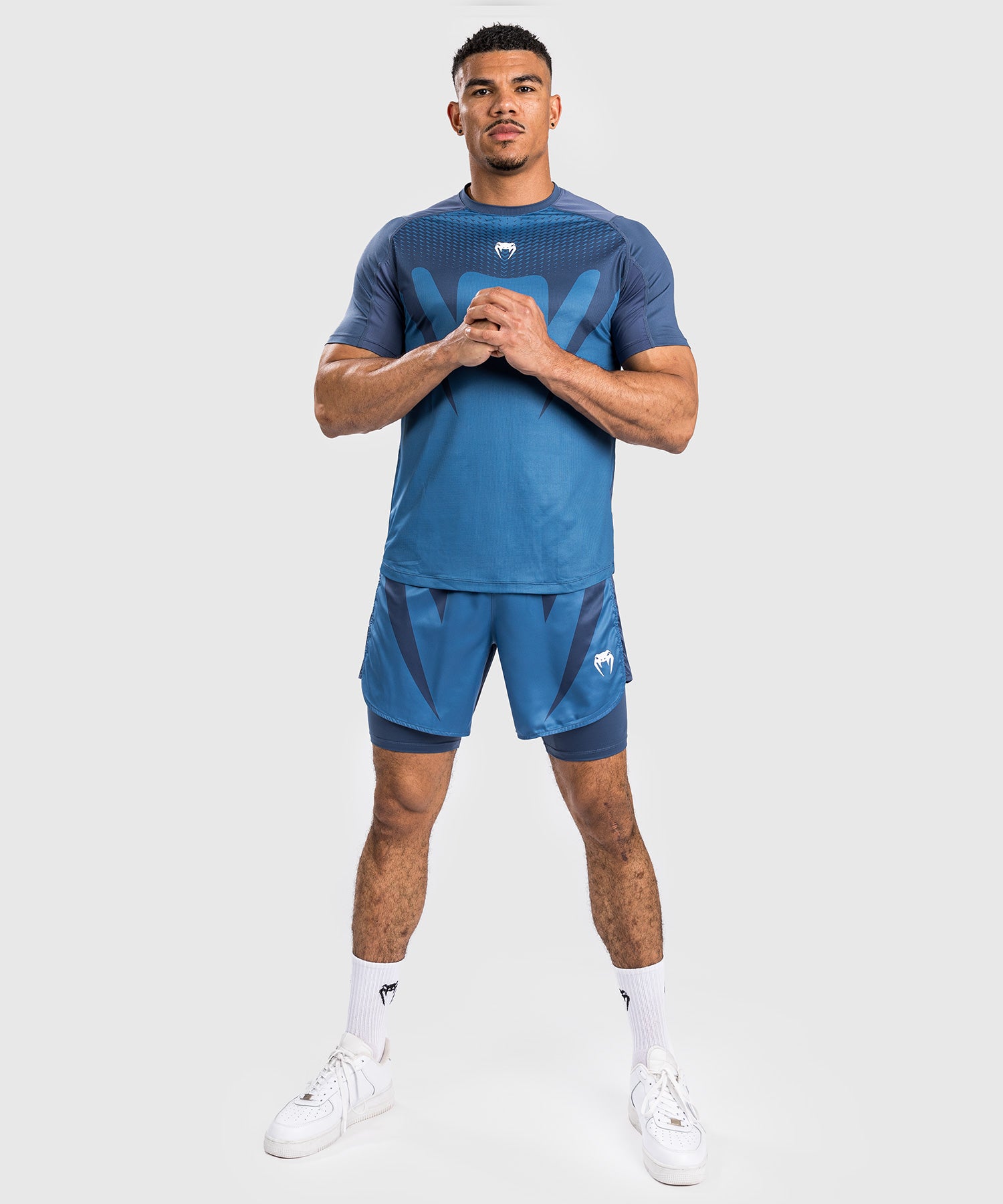 T-Shirt Dry-Tech Pour Hommes Venum Attack - Bleu Marine - product-type_T-Shirts Dry Tech