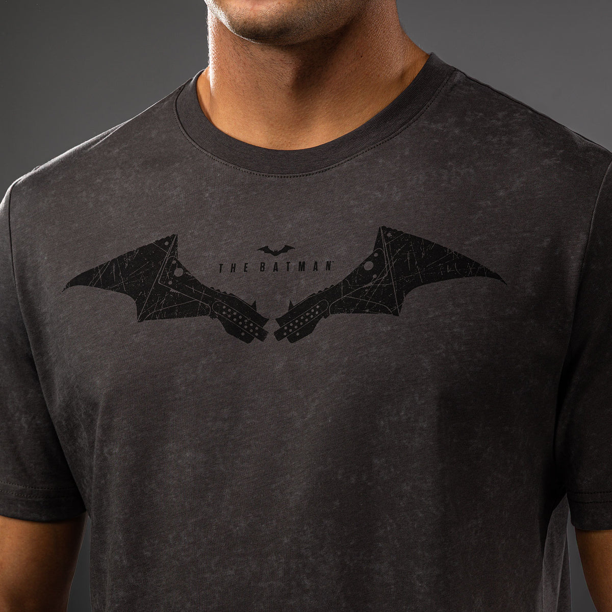 T-shirt en coton Venum x Batman - Gris/Noir/Rouge