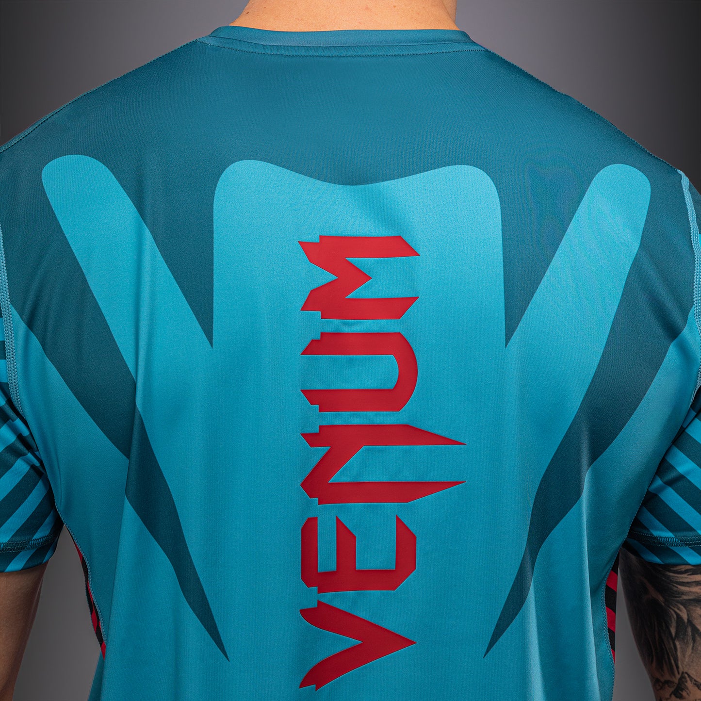 T-shirt Dry Tech Venum Attack 90 - Turquoise/Rouge - product-type_T-Shirts Dry Tech