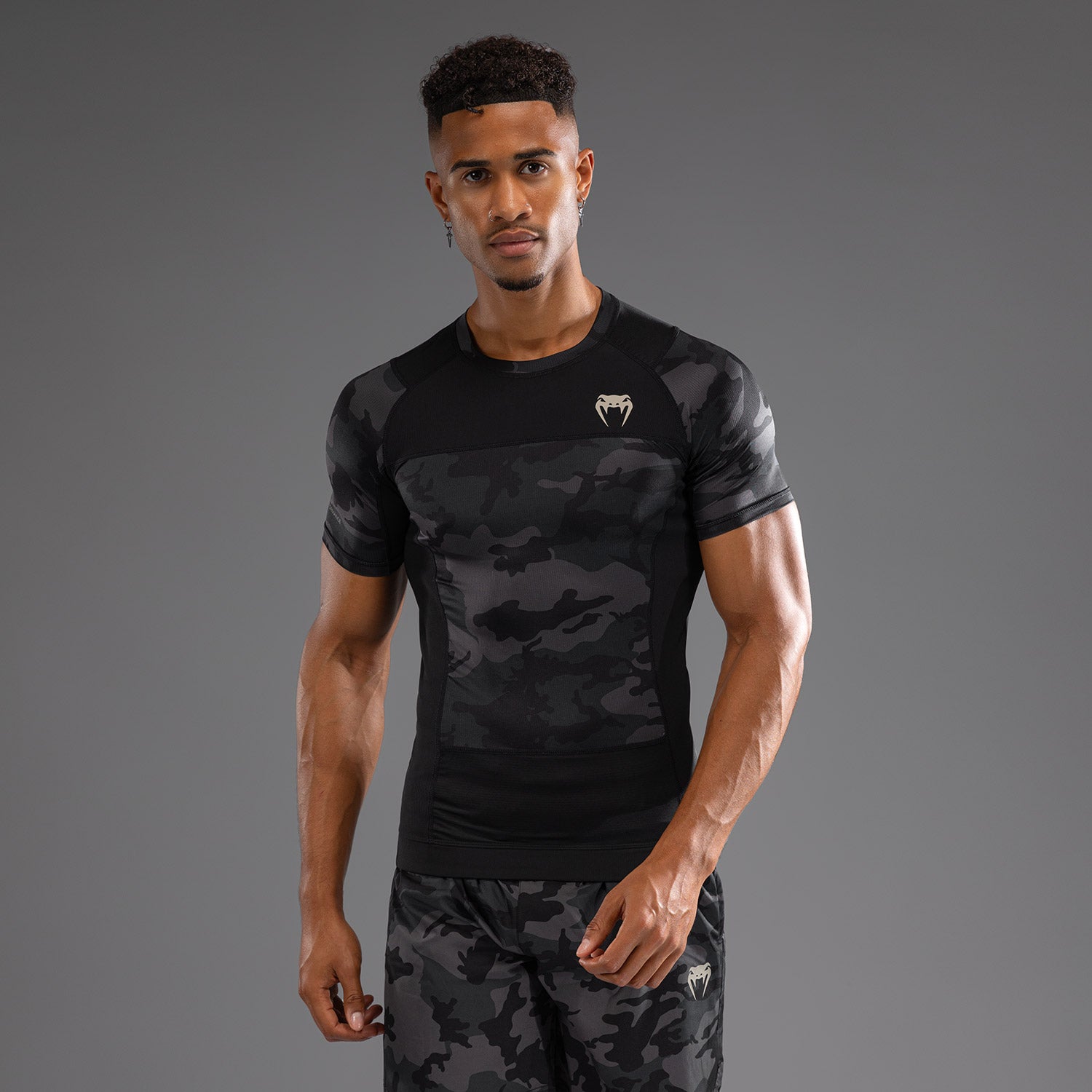 Rashguard à Manches Courtes Venum G-Fit Air pour Hommes - Camo Urban - product-type_T-Shirts de Compression