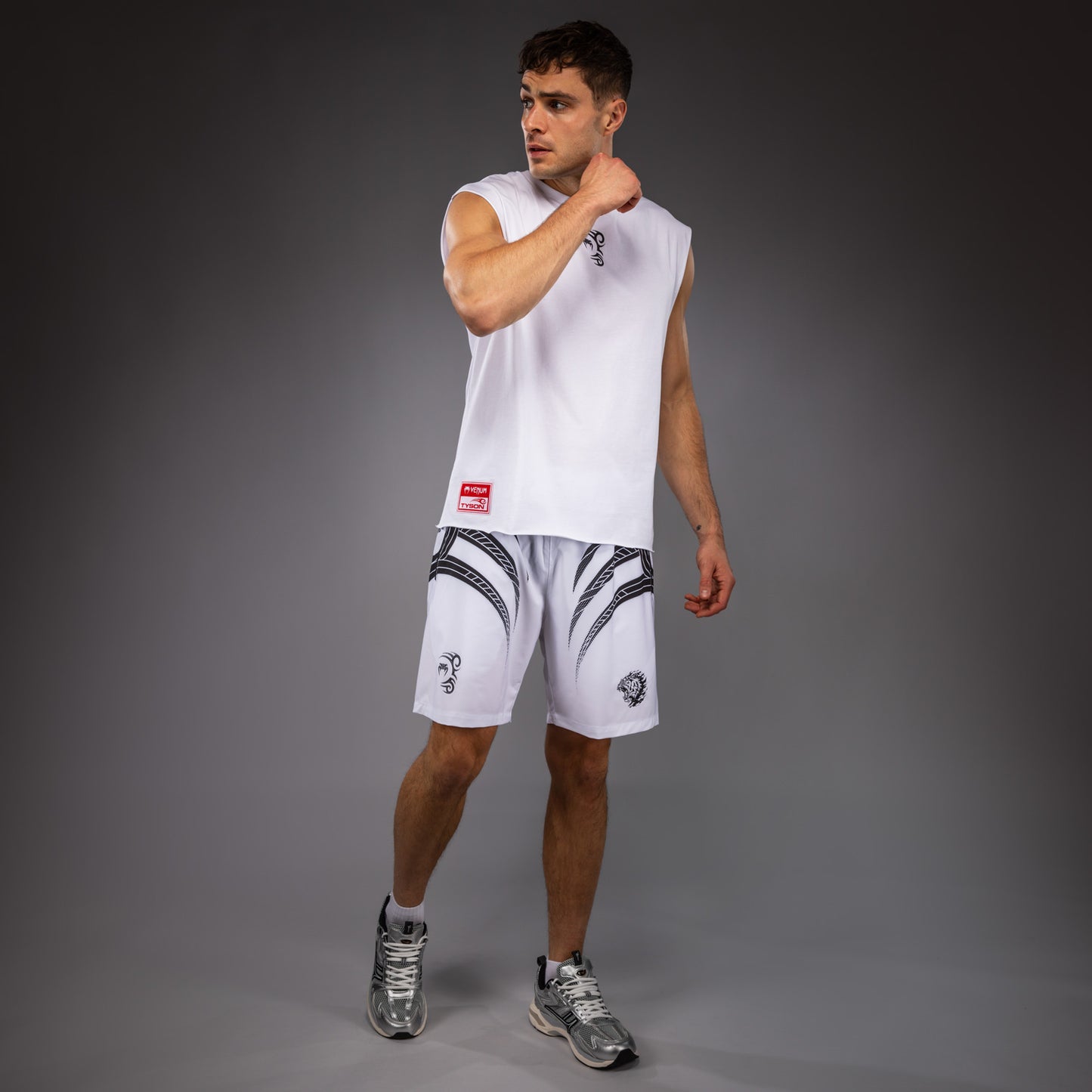 T-shirt sans manches Venum x Mike Tyson Tiger - Blanc Optique