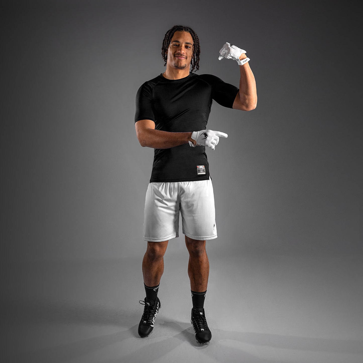 T-shirt de Compression Venum Lineup - Noir/Blanc - product-type_T-Shirts de Compression