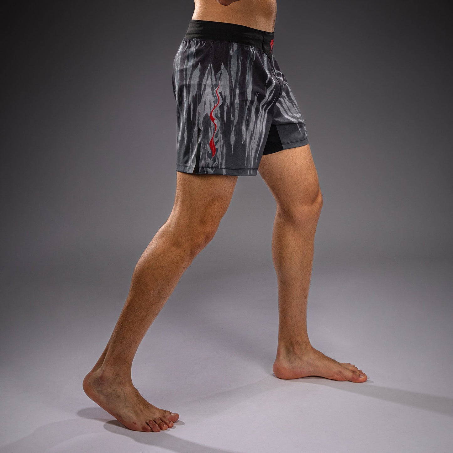 Short de Combat Venum Demon - Noir/Gris