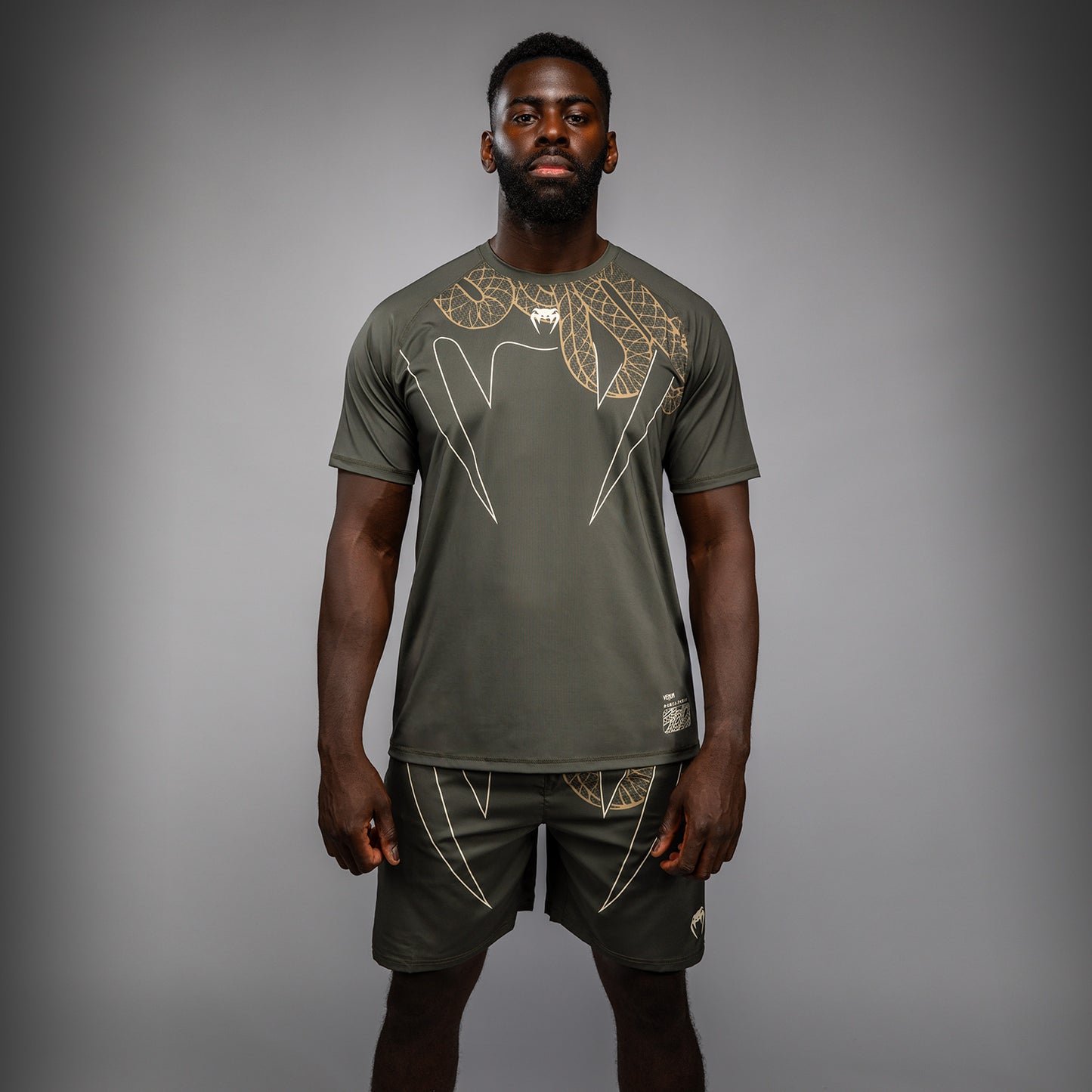 T-Shirt Venum Serpenti Dry-Tech – Kaki/Bronze/Ivoire - product-type_T-Shirts Dry Tech