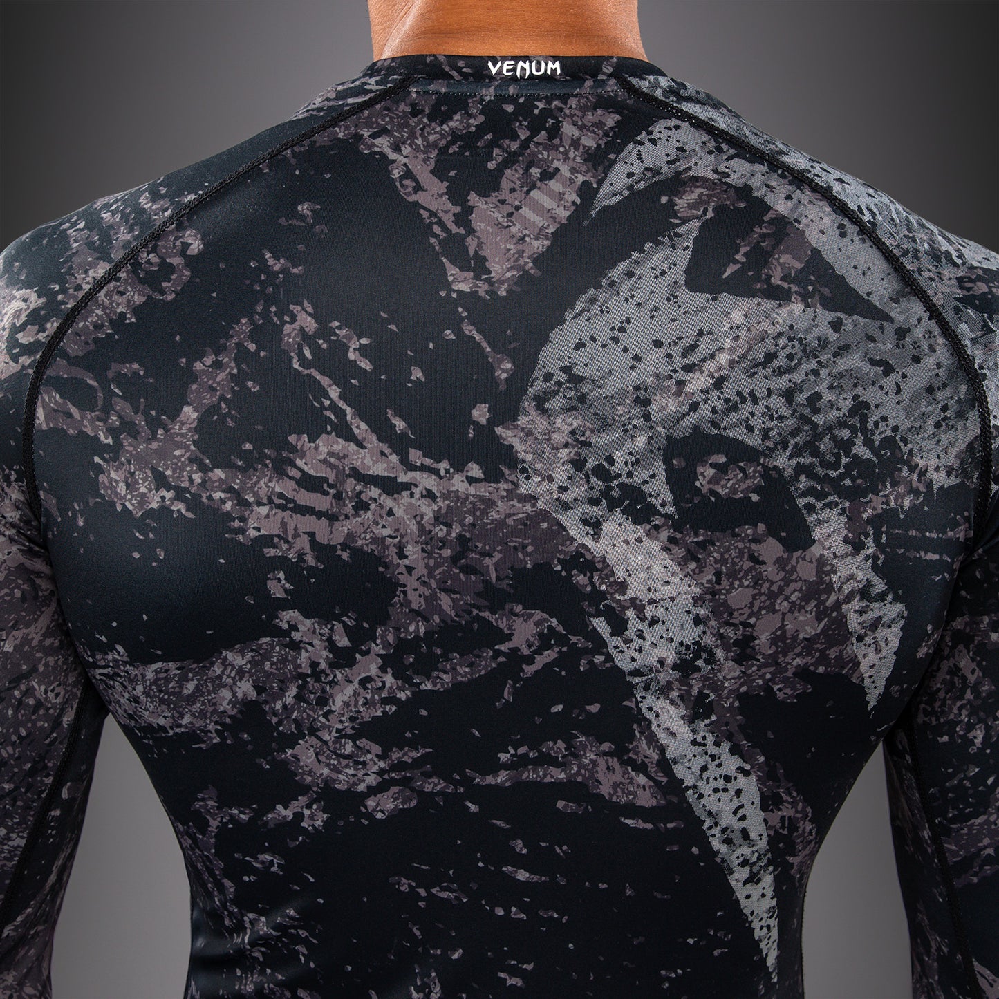Rashguard à Manches Longues Venum Rage & Workout - Noir/Gris