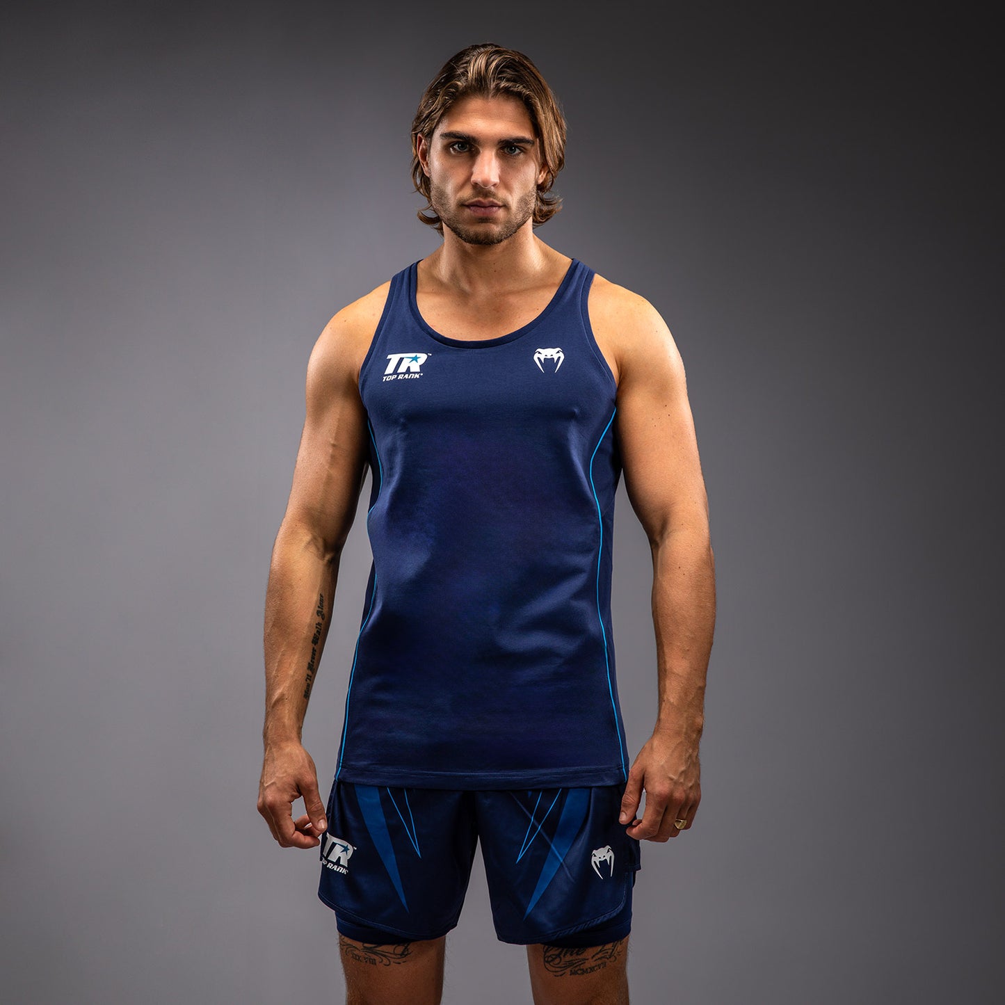 Débardeur Venum x Top Rank Original pour Hommes - Bleu Marine - product-type_Débardeurs