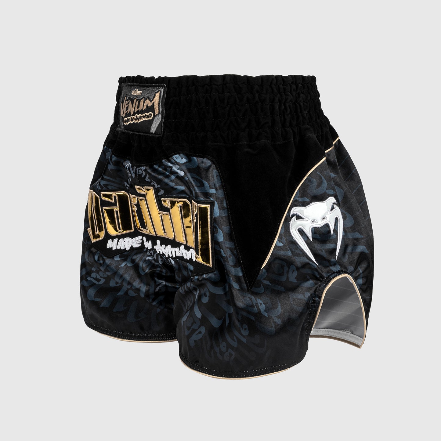 Short de Muay Thai Venum Attack - Noir/Gris - product-type_Shorts de Muay Thai