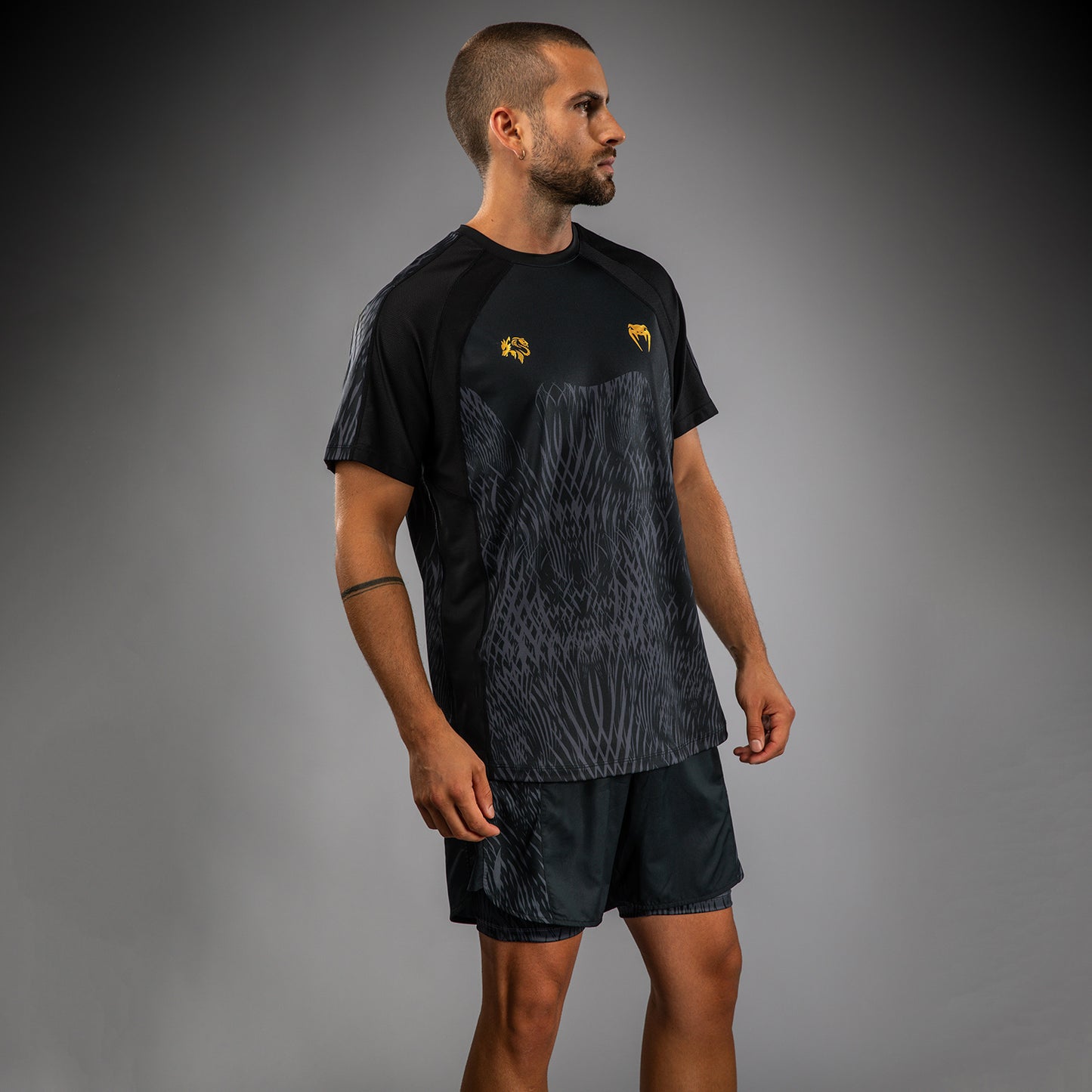 T-shirt Dry-Tech Venum x Chimaev - Noir/Gris - product-type_T-Shirts Dry Tech