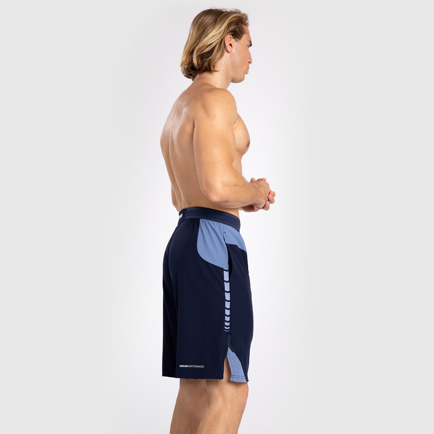 Short de training pour Hommes Venum Tempest - Bleu Marine/Bleu - product-type_Shorts de training