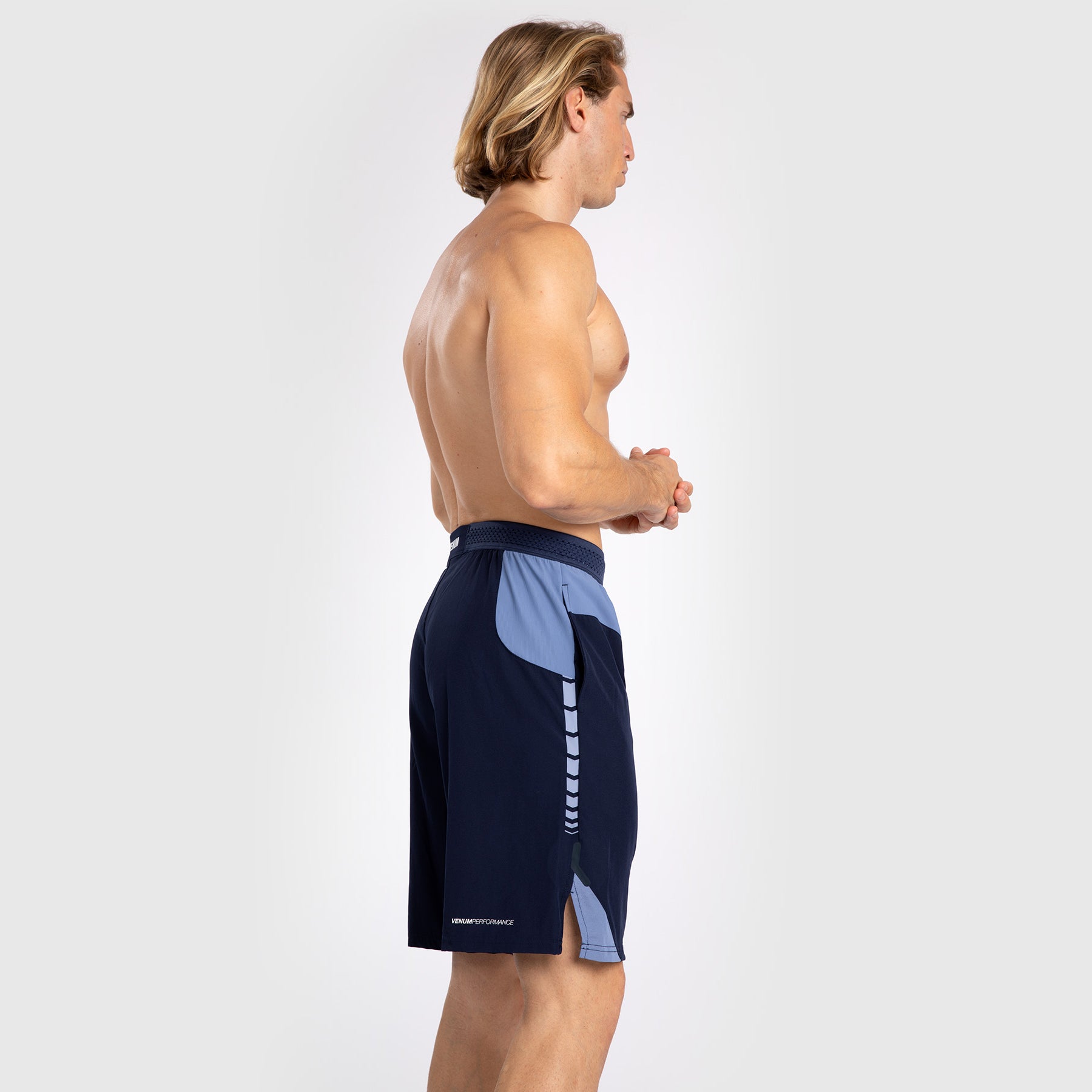 Short de training pour Hommes Venum Tempest - Bleu Marine/Bleu - product-type_Shorts de training