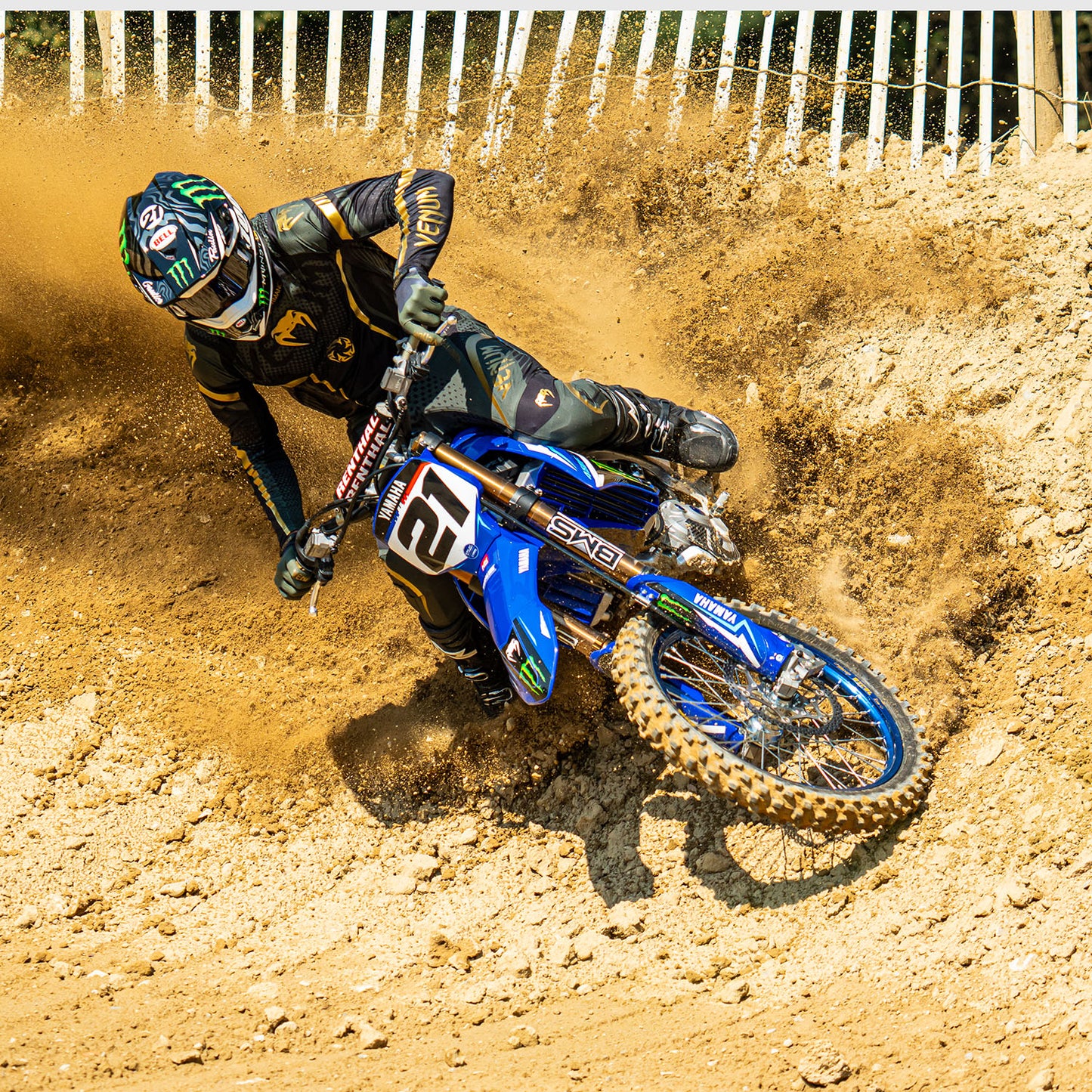 Pantalon de Motorsports Venum MX Challenger - Noir/Vert/Or