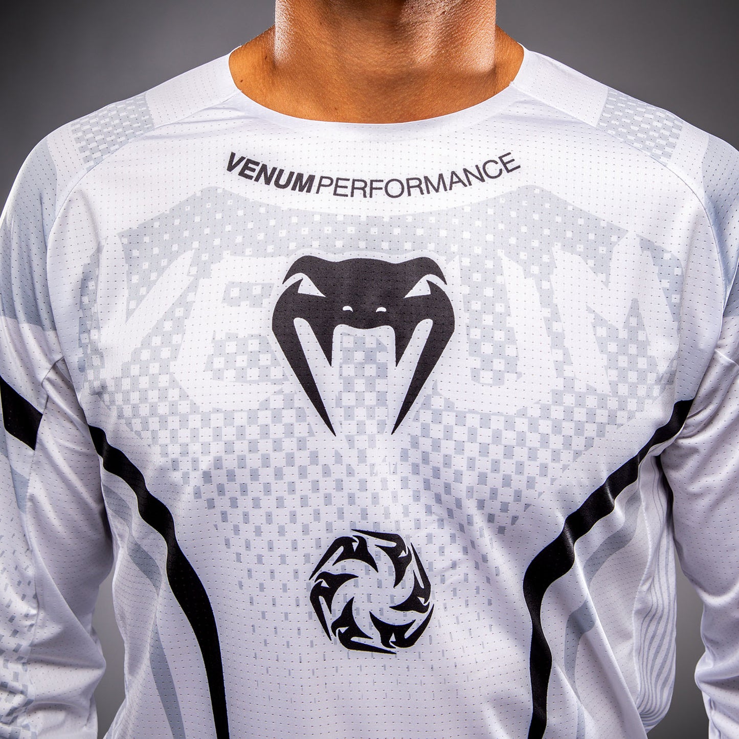 Maillot de Motorsports Venum MX Challenger - Blanc