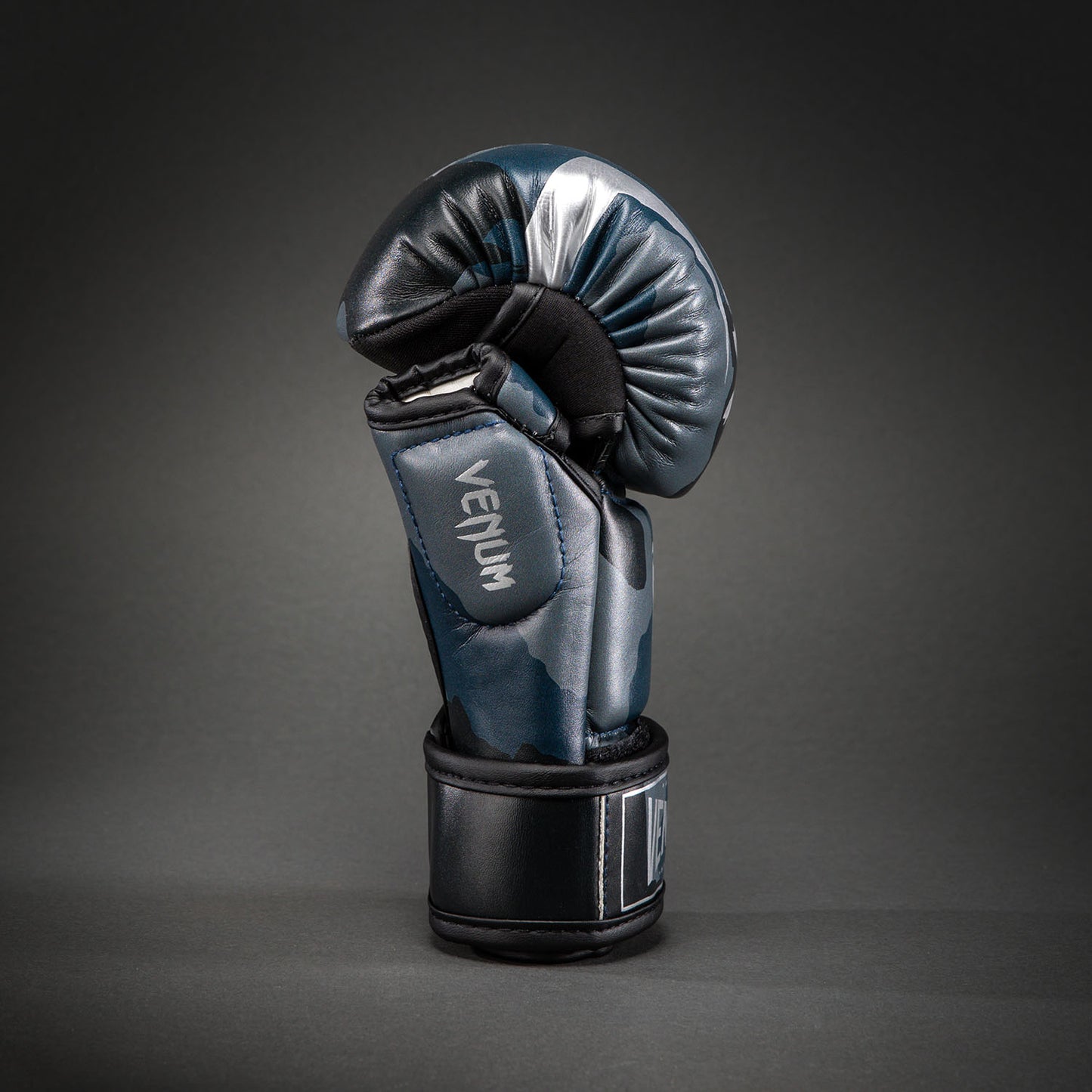 Gants de sparring Venum Elite - Bleu Marine Foncé/Bleu