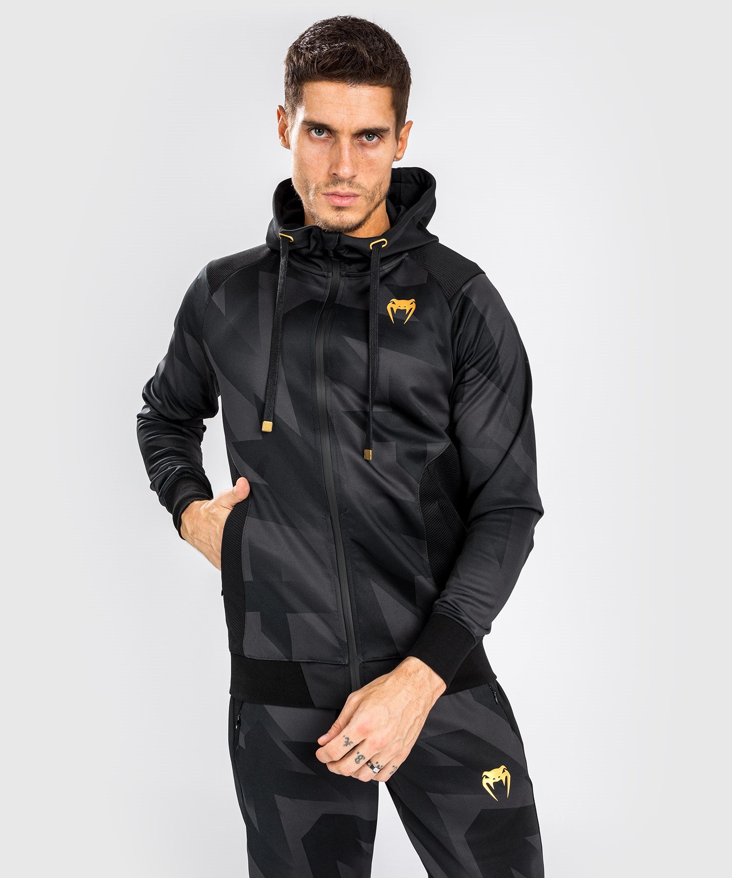 Sweatshirt à Capuche Venum Razor - Noir/Or - product-type_Vestes