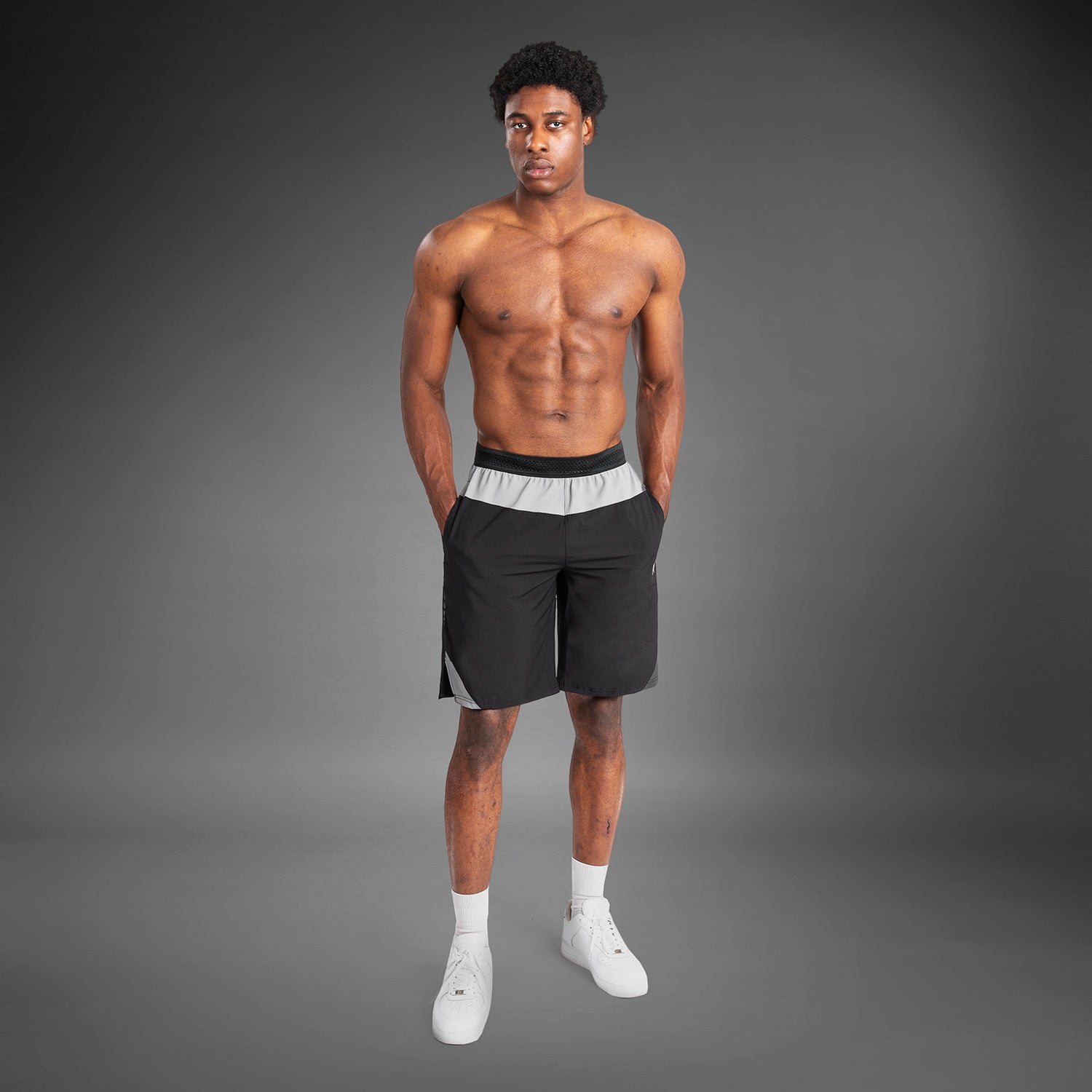 Short de training pour Hommes Venum Tempest - Noir/Gris - product-type_Shorts de training
