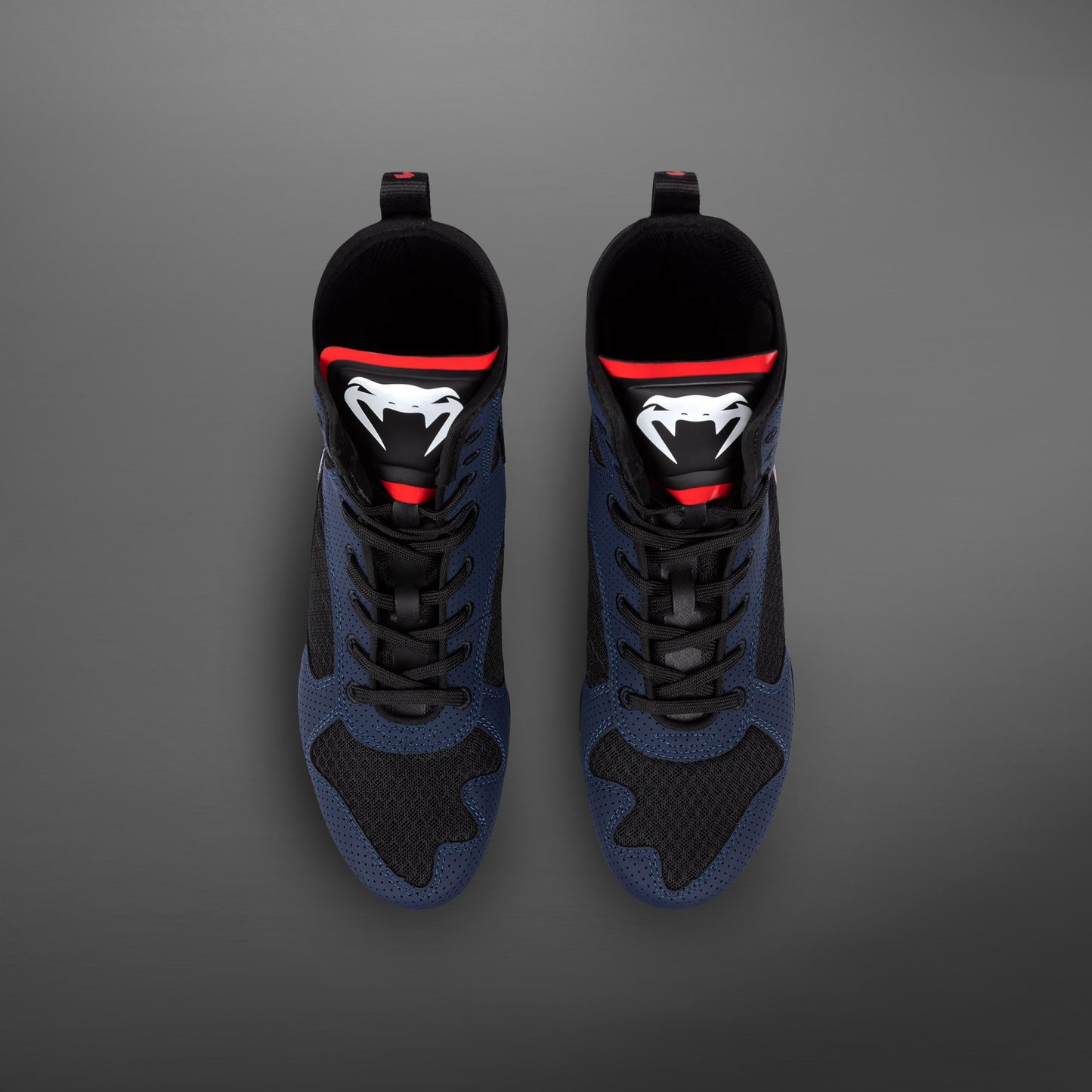 Chaussures de Boxe Venum Elite - Bleu Marine/Noir/Rouge - product-type_Chaussures de boxe