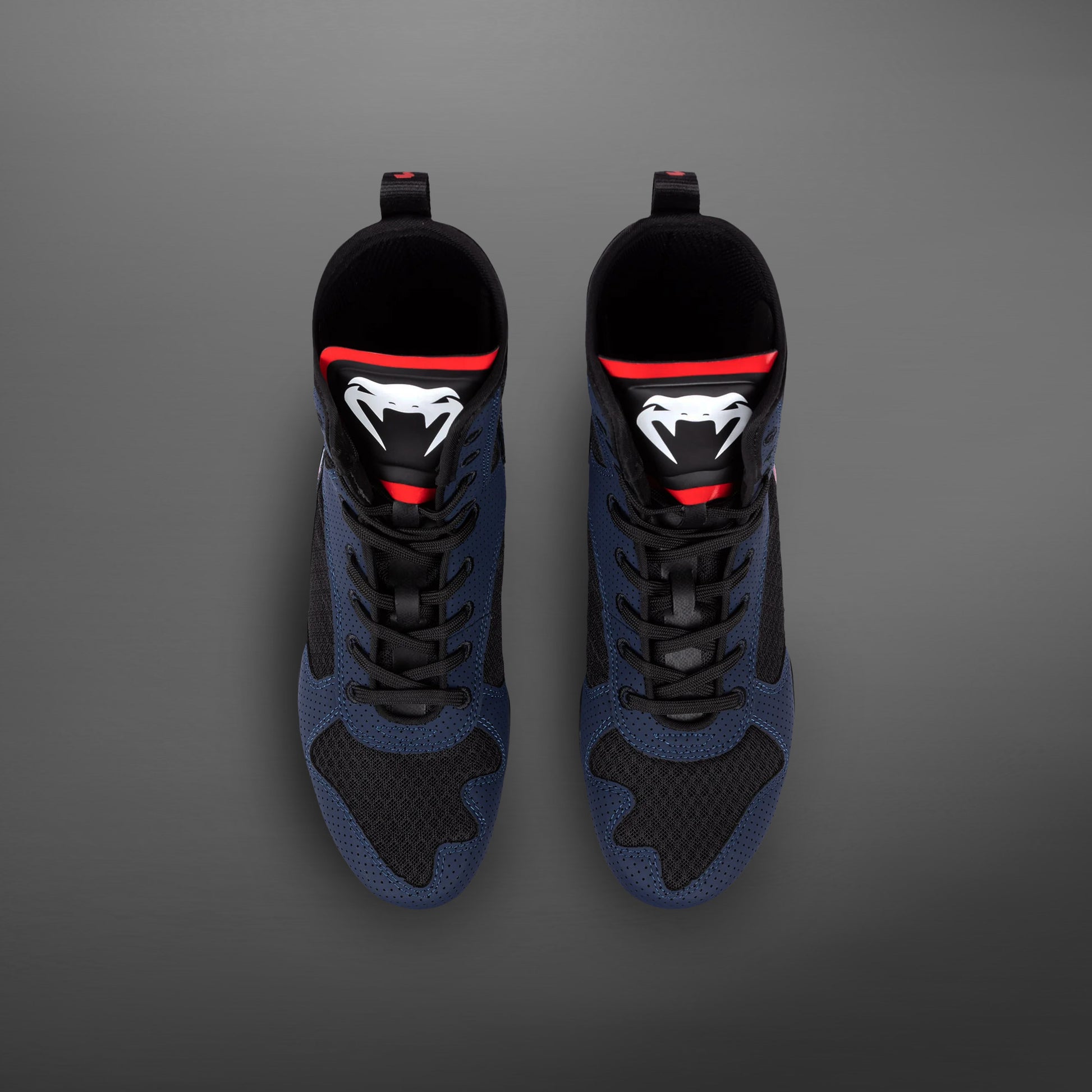 Chaussures de Boxe Venum Elite - Bleu Marine/Noir/Rouge - product-type_Chaussures de boxe