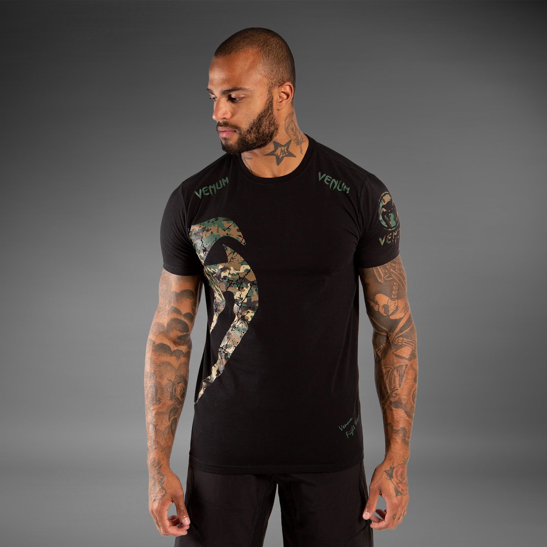 T-shirt Noir/Camo Venum Original Giant - product-type_T-Shirts