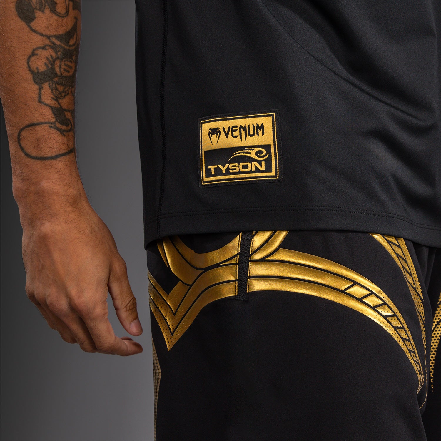 T-shirt Dry Tech Venum x Mike Tyson Tiger - Noir/Or - product-type_T-Shirts Dry Tech
