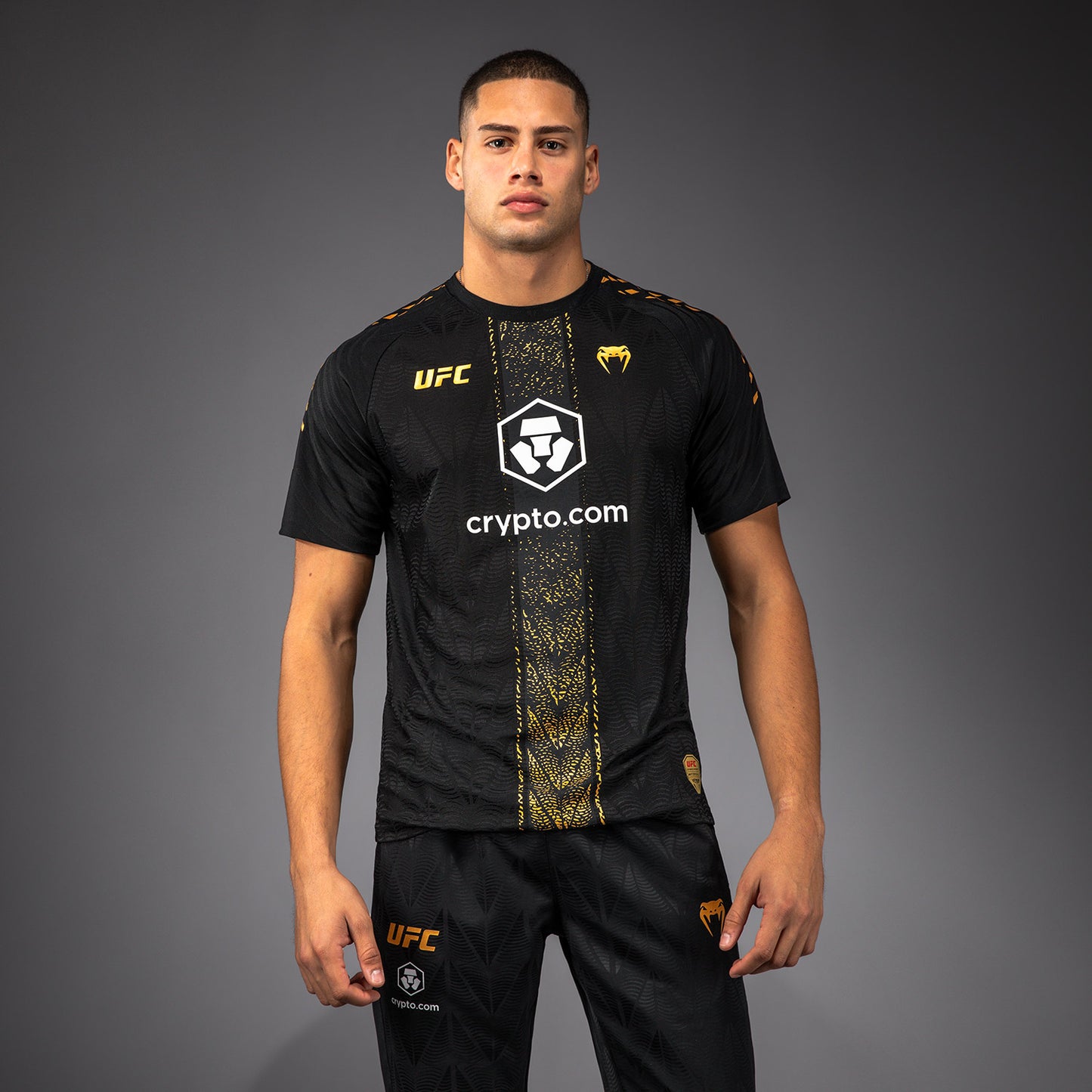 Maillot Officiel Walkout Homme Personnalisé UFC Zenith by Venum Authentic Fight Night - Champion