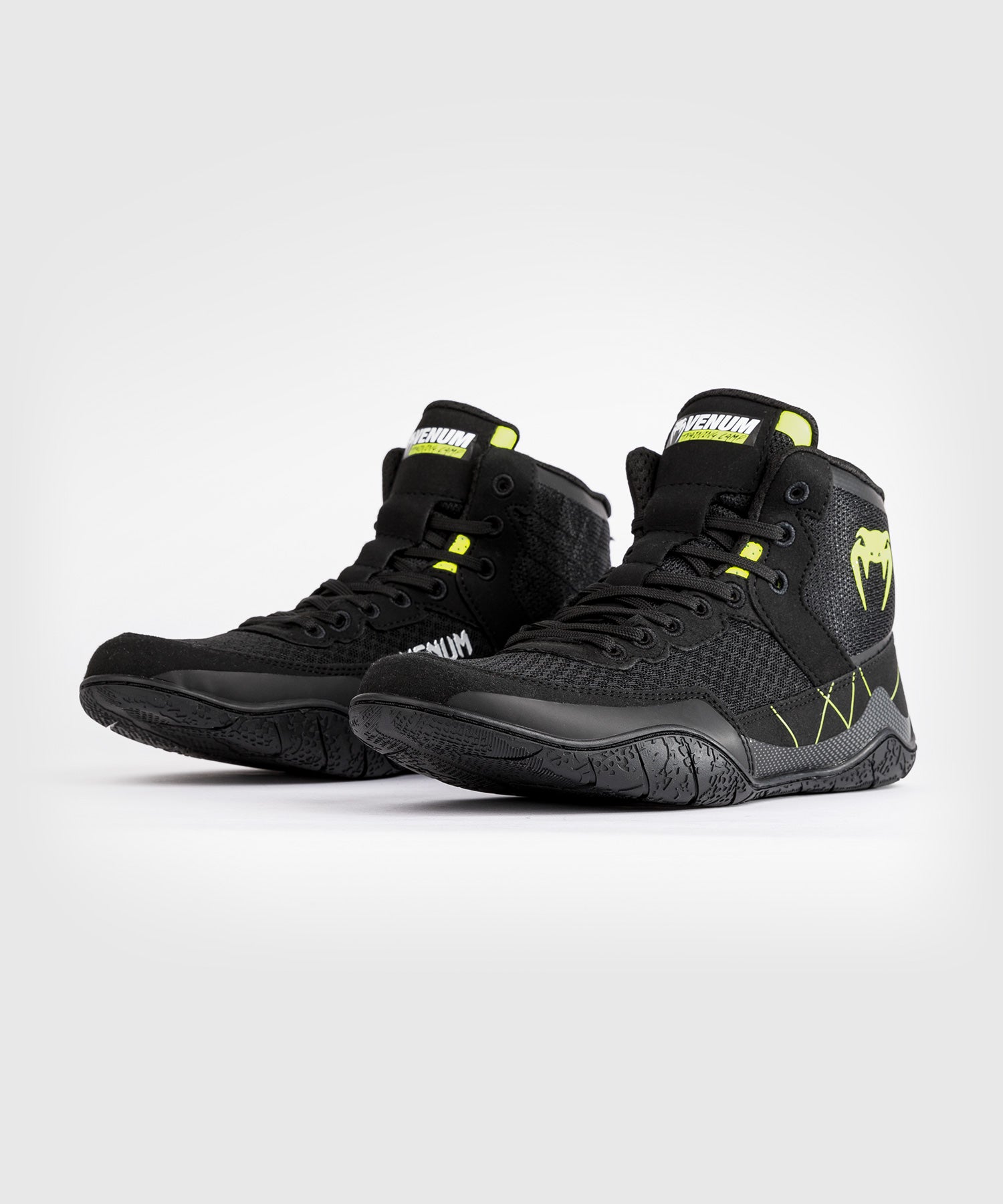 Chaussures de lutte Venum Training Camp 4.0 - Noir/Vert Néon - product-type_chaussures de lutte