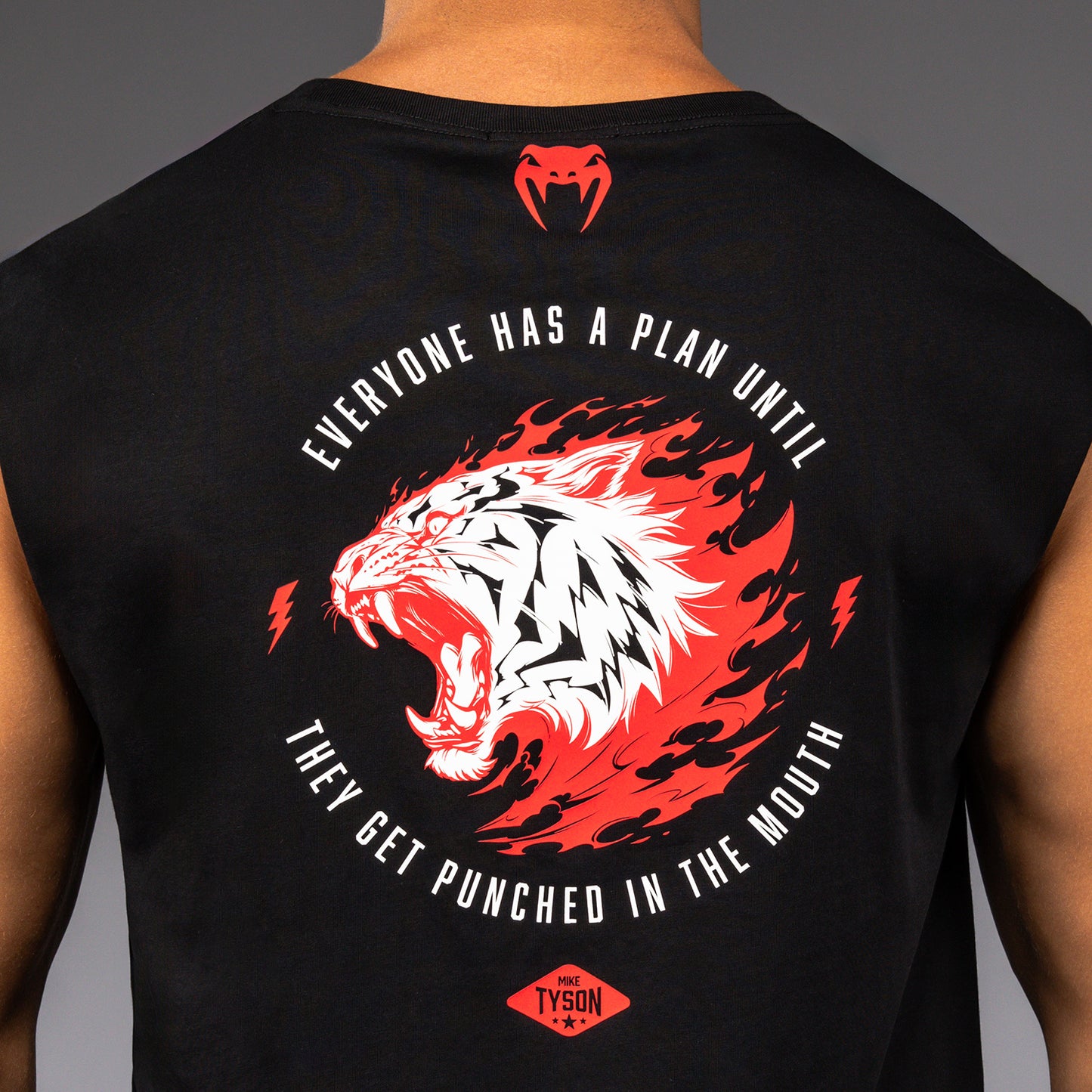 T-shirt sans manches Venum x Mike Tyson Tiger - Noir Profond