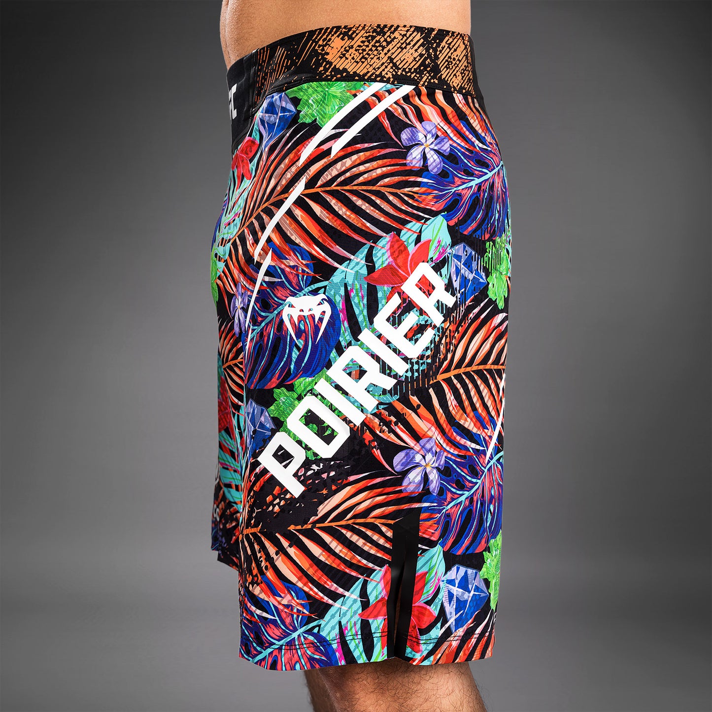 Short de Combat coupe longue pour Hommes UFC Unrivaled by Venum Dustin Poirier - Bleu - product-type_Shorts de MMA