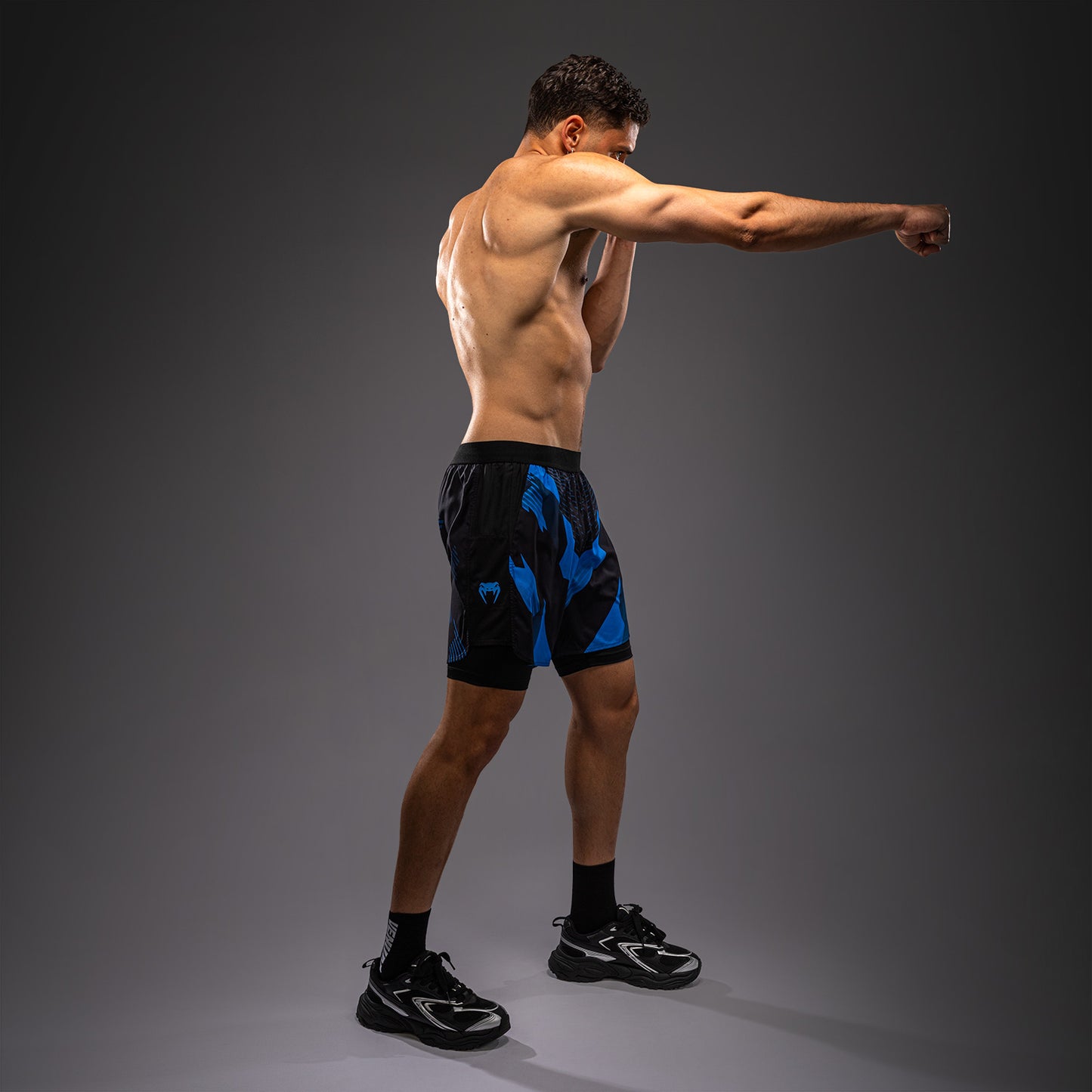 Short d’Entraînement Venum No-Gi 6.0 - Noir/Bleu