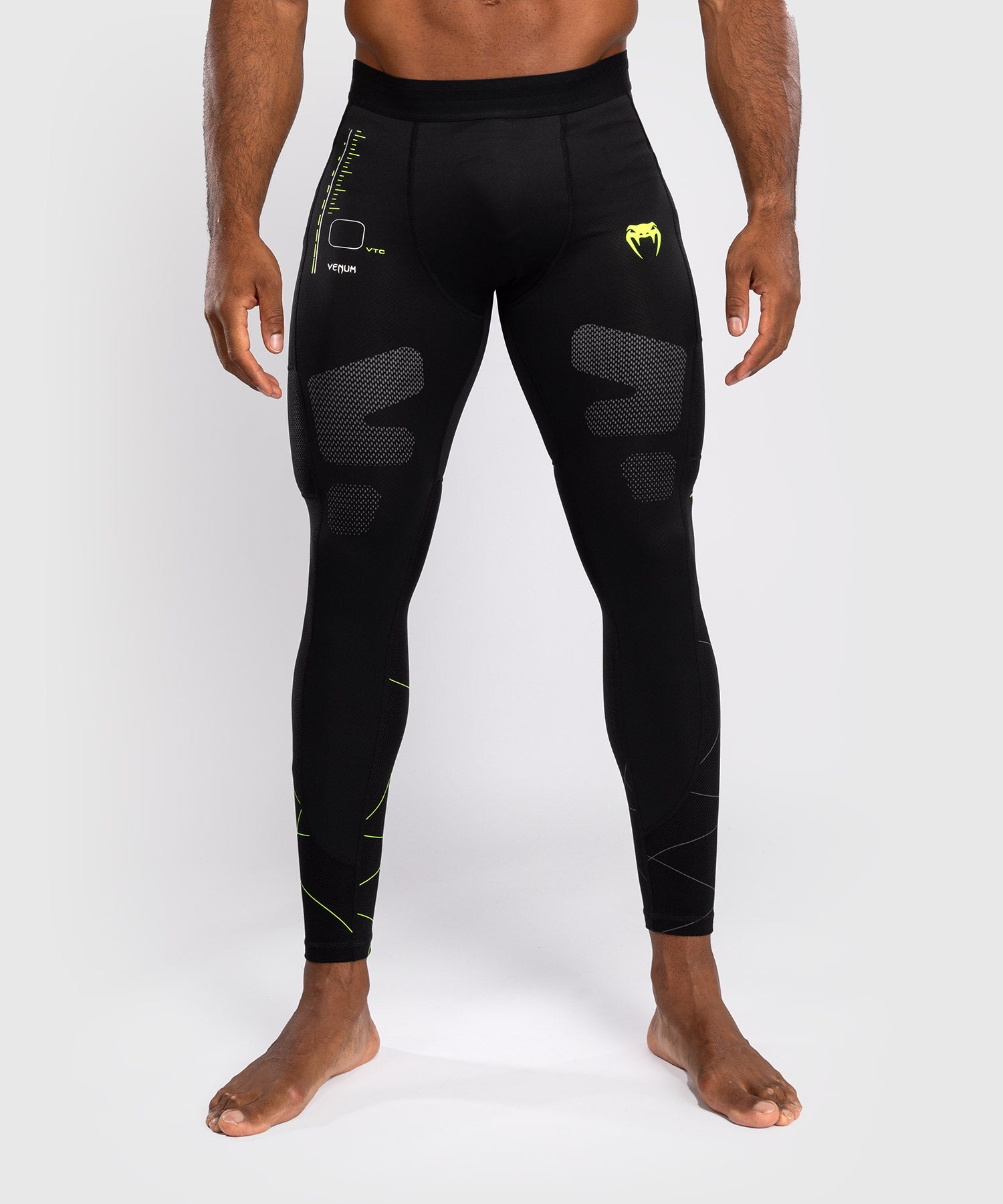 Pantalon de compression Venum Training Camp 4.0 - Noir/Vert Fluo - product-type_Pantalons de Compression