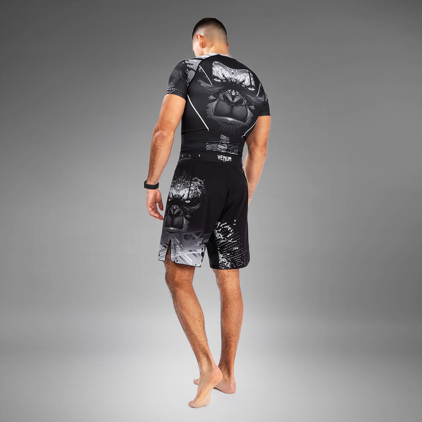 Short de Combat Venum Gorilla Jungle - Noir/Blanc - product-type_Shorts de MMA