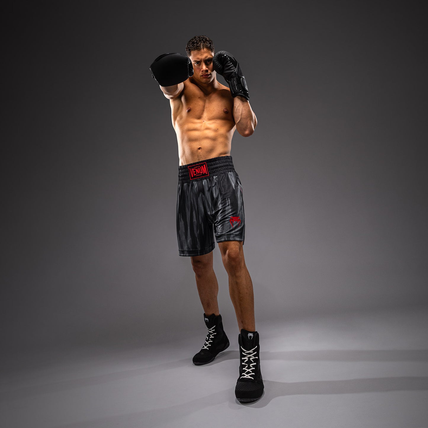Short de Boxe Venum Demon - Noir/Gris