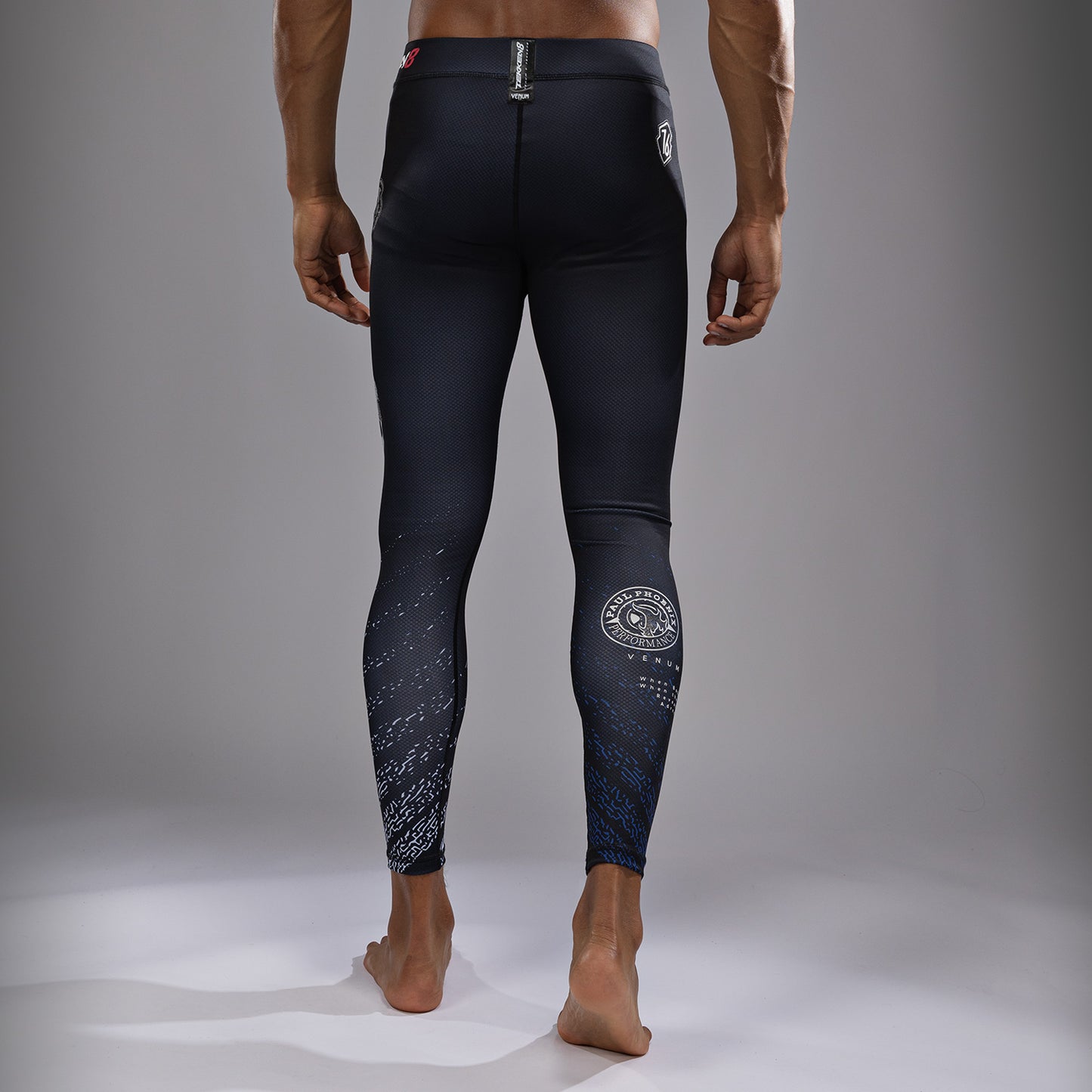 Pantalon de compression Venum x TEKKEN 8 - Paul Phoenix - Noir/Bleu - product-type_Pantalons de Compression