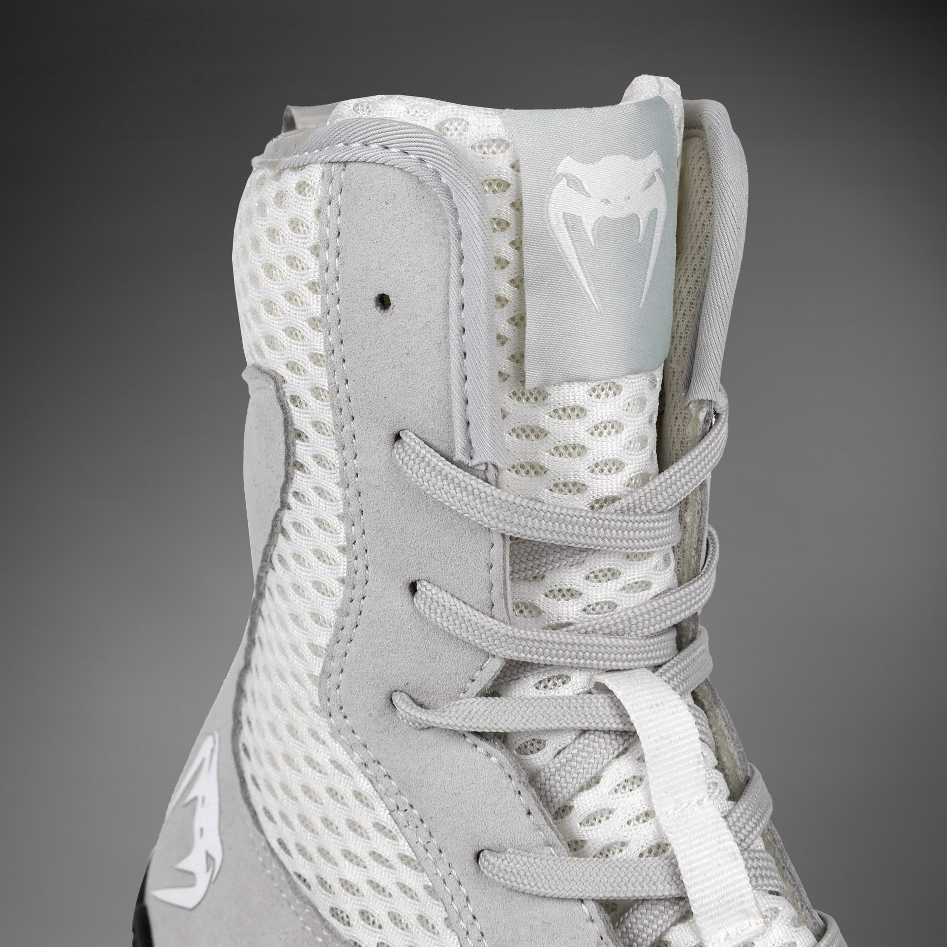 Chaussures de boxe Venum Contender - Blanc/Gris - product-type_Chaussures de boxe