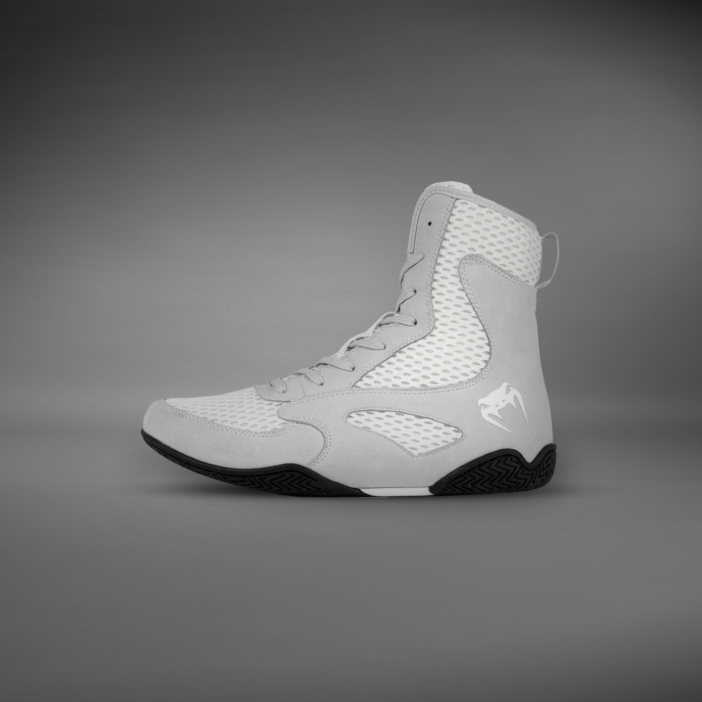 Chaussures de boxe Venum Contender - Blanc/Gris - product-type_Chaussures de boxe