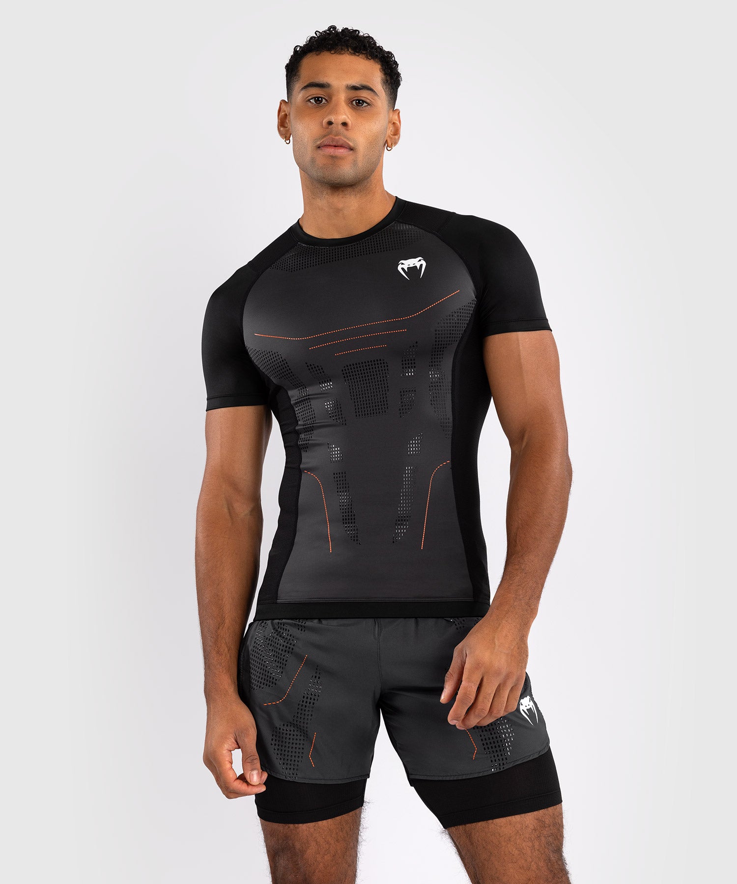 Rashguard Manches Courtes Venum Technical 3.0 - Graphite - product-type_T-Shirts de Compression